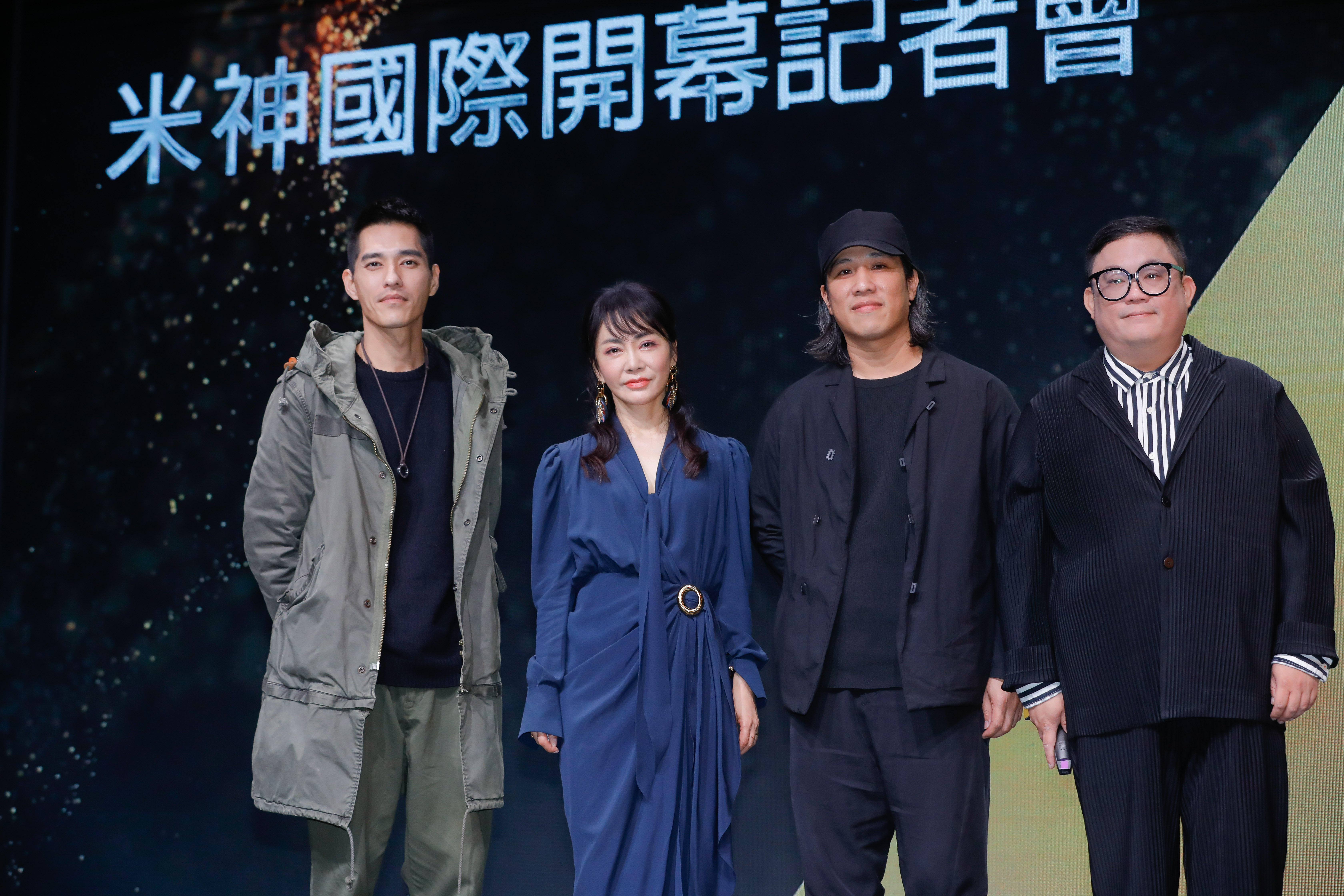 柴智屏與導演林孝謙張榮吉與藍正龍對新作相當期待。