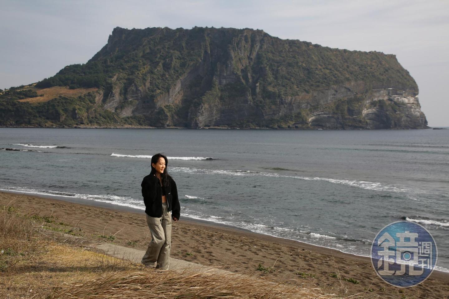 「城山日出峰」以特殊的火山地貌被列為世界自然遺產。