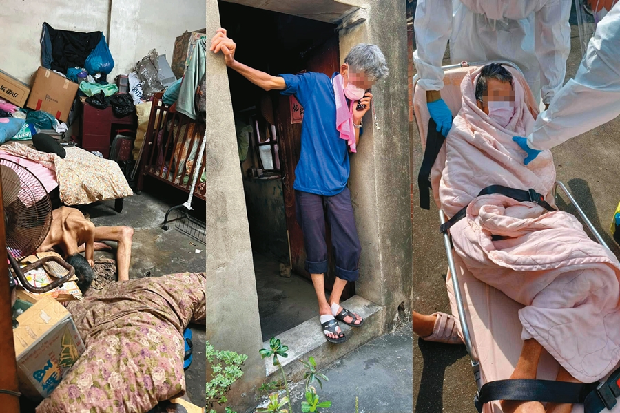 2022年的夏天，葉家三兄弟骨瘦如柴緊急送醫的故事在社群網站發酵，農村裡寧靜的死亡事件讓人心驚。（賴清美提供）