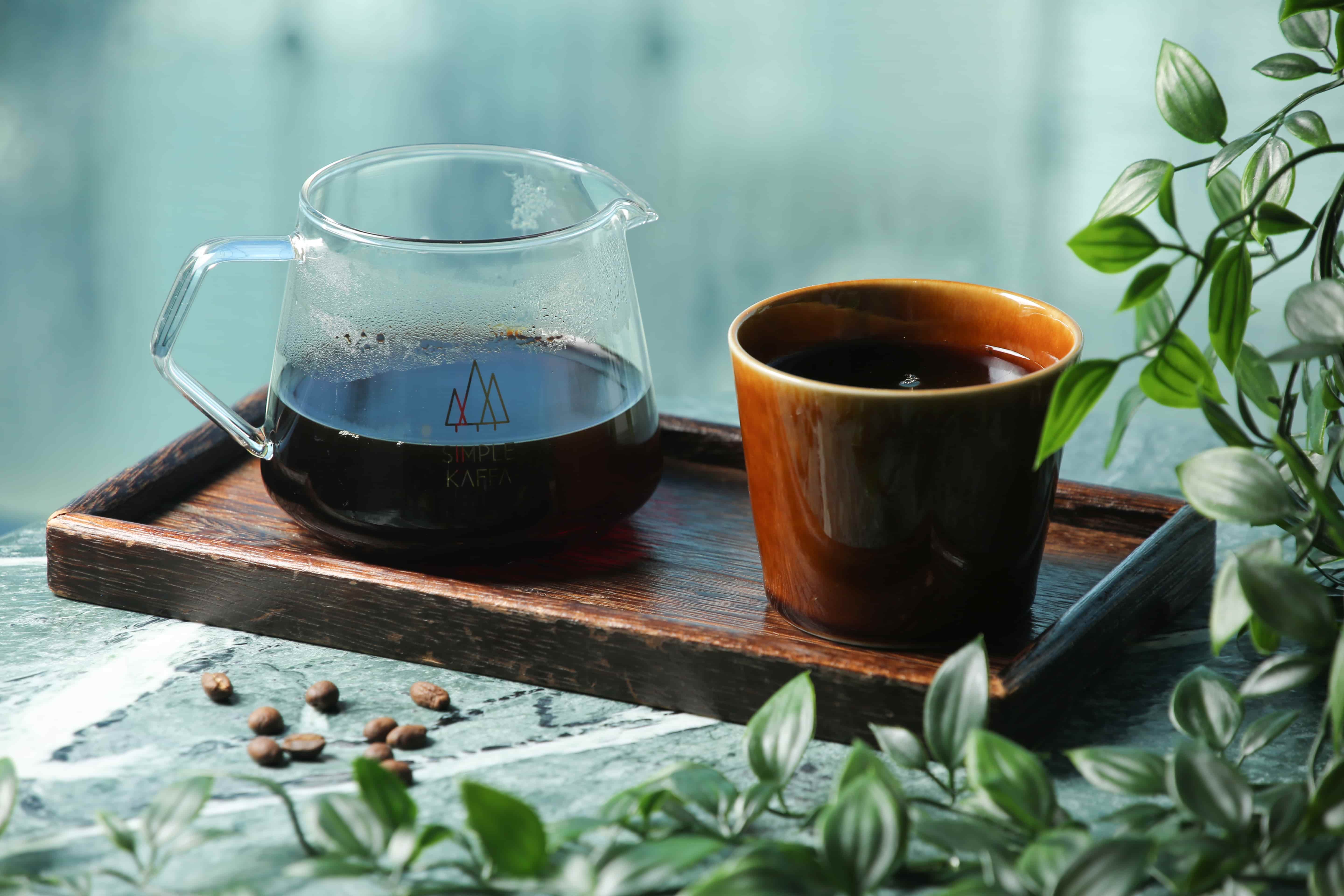 「天空綜合」配方豆的層次豐富，口感猶如清茶般輕盈。（350元／壺）