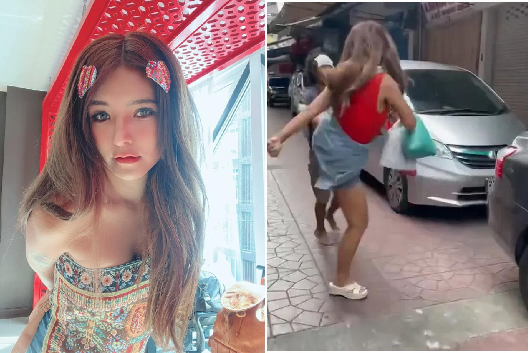正妹逛街遭癡漢猥褻,她當場張開大腿不忍了!跆拳道黑帶踢爆太高潮。(翻自《Sanook》)