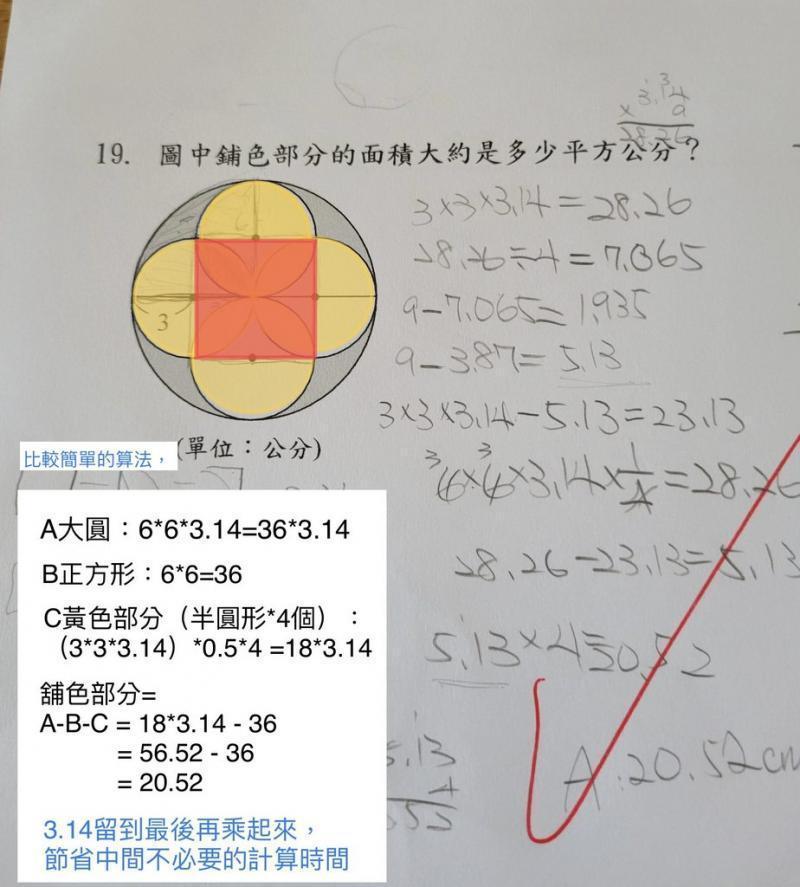 有網友公布了簡易算法。（翻攝PTT）