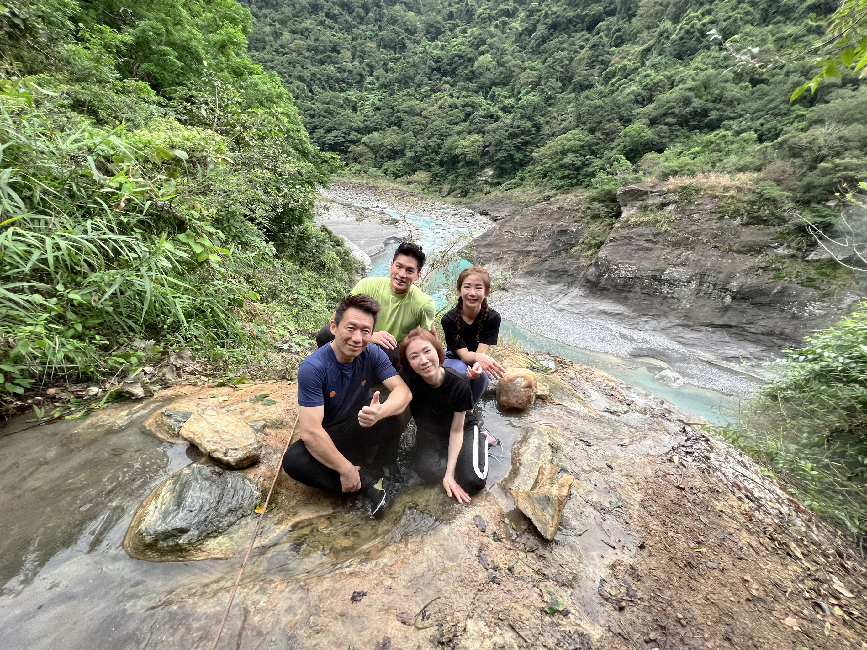 李翊君錄影挑戰極限感到驕傲。（東森提供）