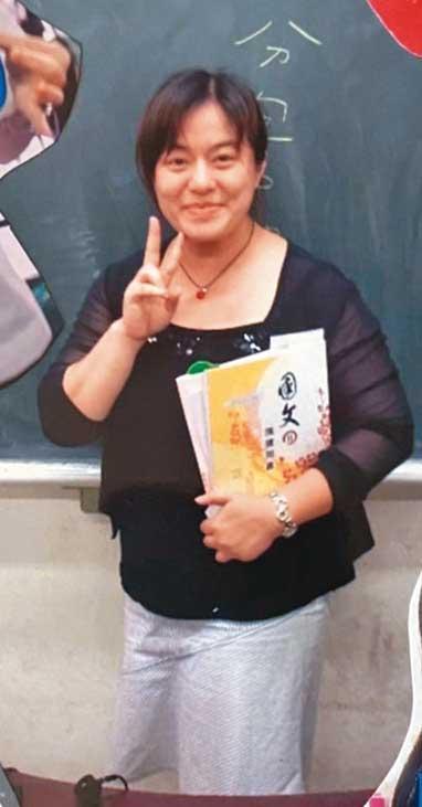 陳音秀熱愛教書，她說自己是好脾氣的老師，不曾對學生動怒。但卻常被兒子氣哭。（陳音秀提供）