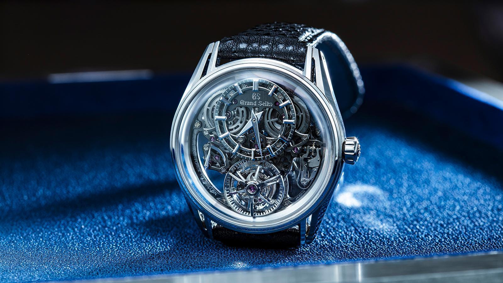 Grand Seiko Kodo Constant-Force Tourbillon｜型號SLGT003／時、分、小秒、動力儲存指示、陀飛輪裝置／9ST1手上鍊機芯／全球限量20只／定價：NT$9,990,000