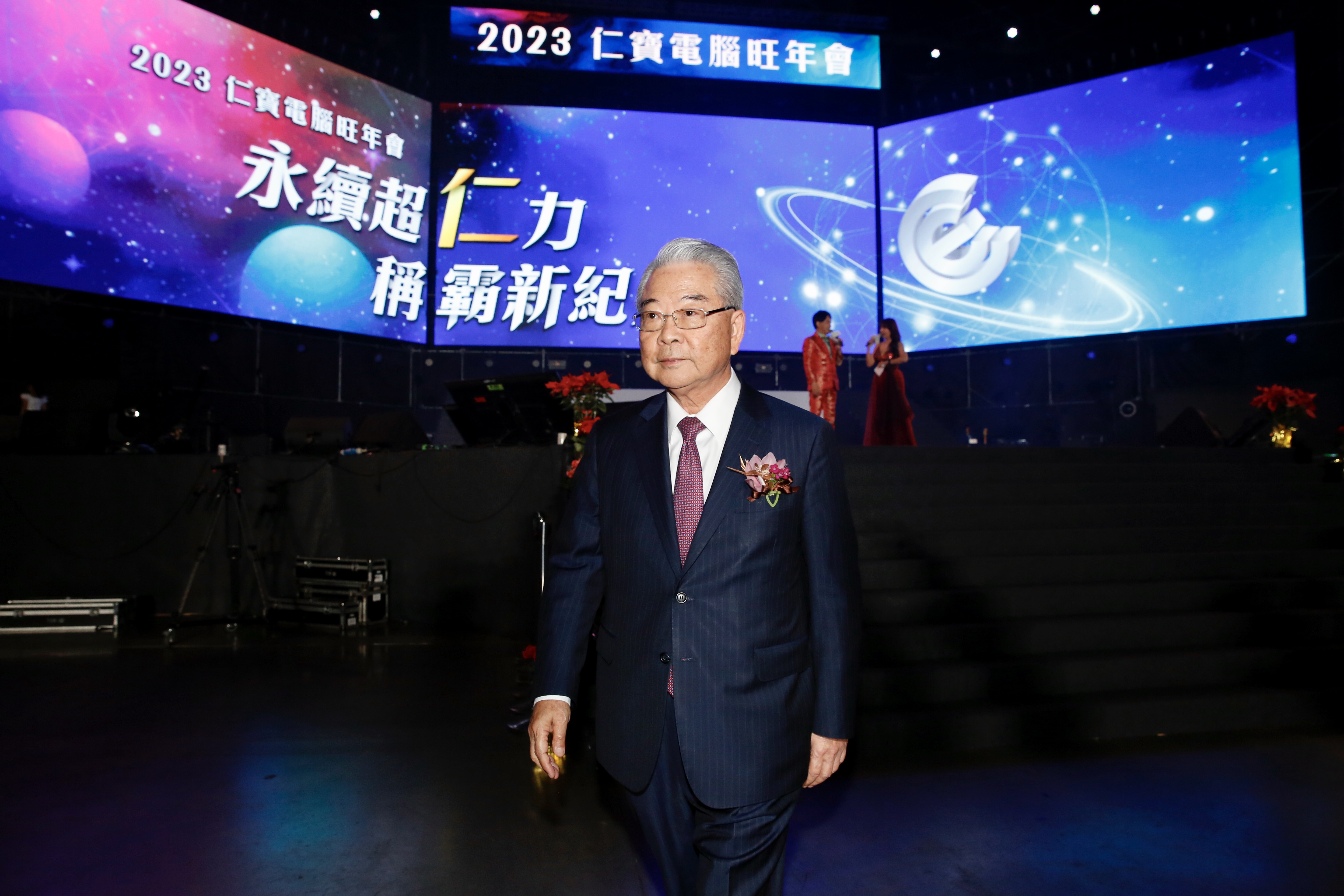 仁寶董事長許勝雄難得現身，主動對外透露仁寶3大投資案最新進度。