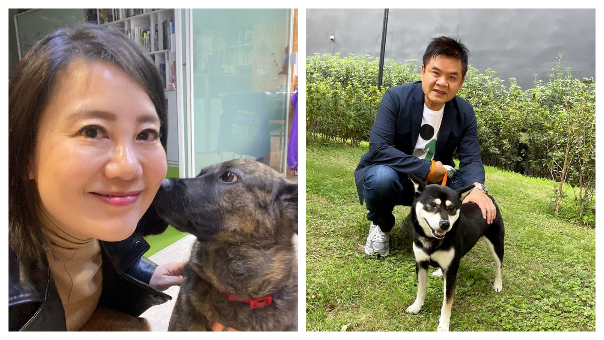 面對國民黨的提案，吳思瑤與莊瑞雄搖頭了。（翻攝自吳思瑤、莊瑞雄臉書）