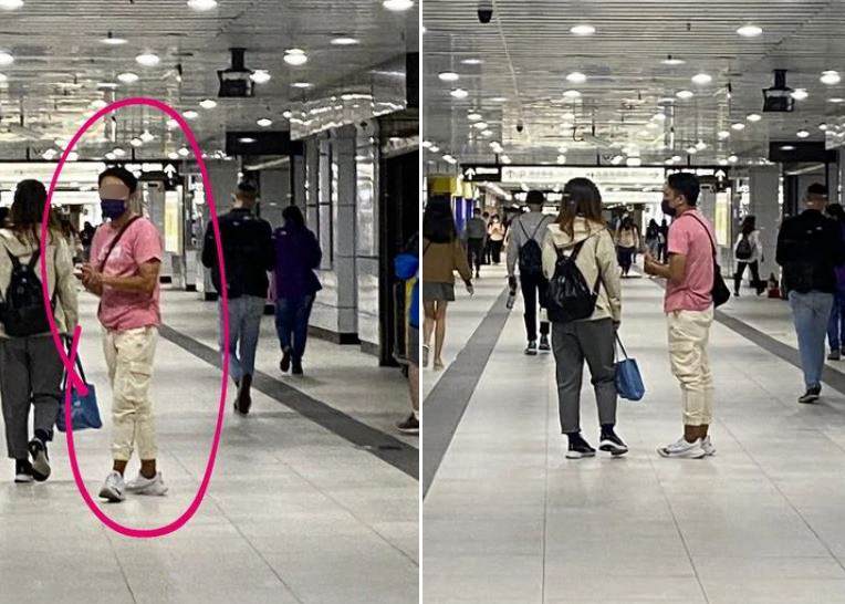 惡名昭彰的「車站借錢哥」不但詐騙了女子5萬元，甚至還強制熊抱、性騷擾對方。（翻攝Dcard）