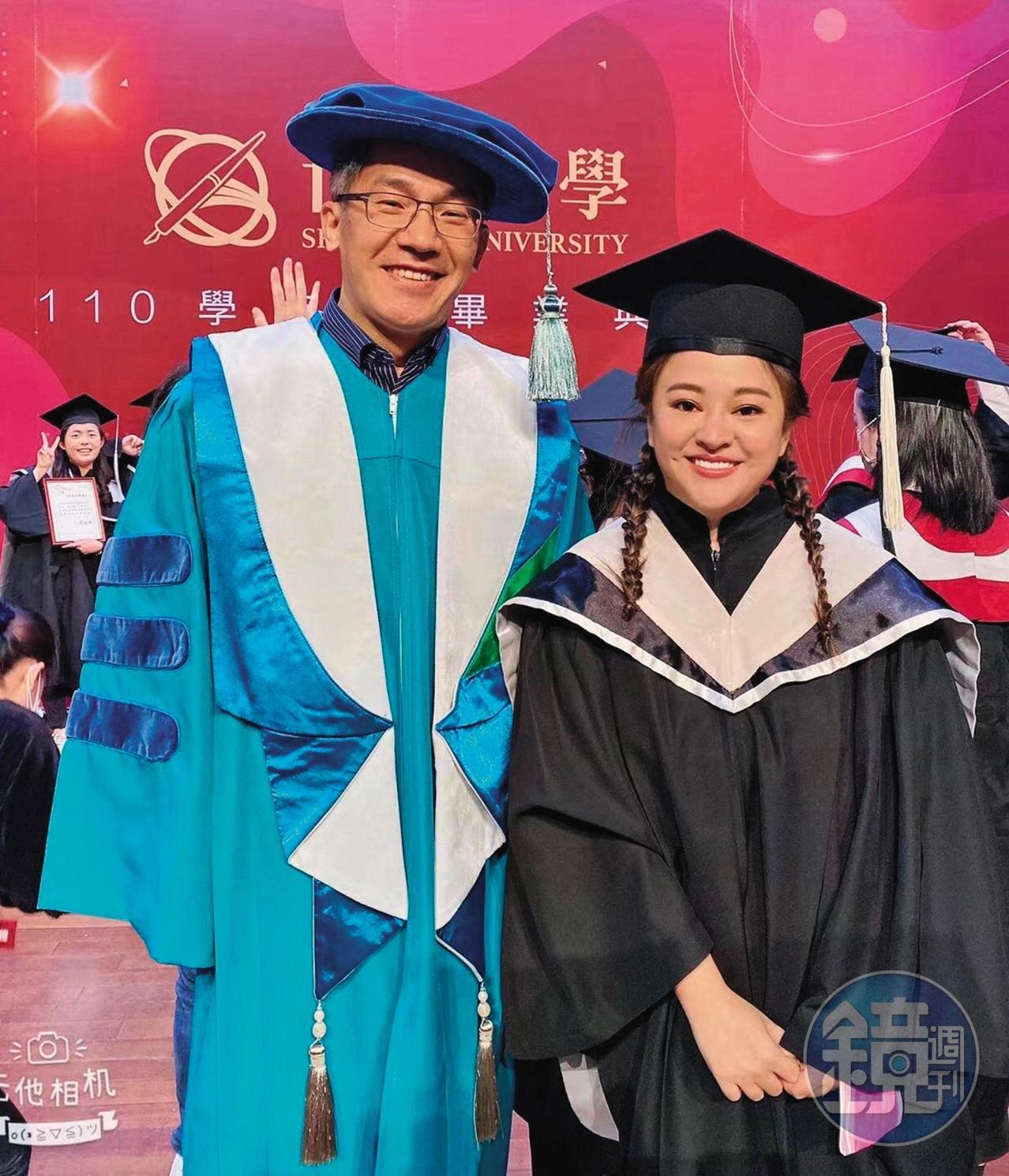 何嘉文念完碩士後,對自己的生涯規劃有了不同的看法。(何嘉文提供)