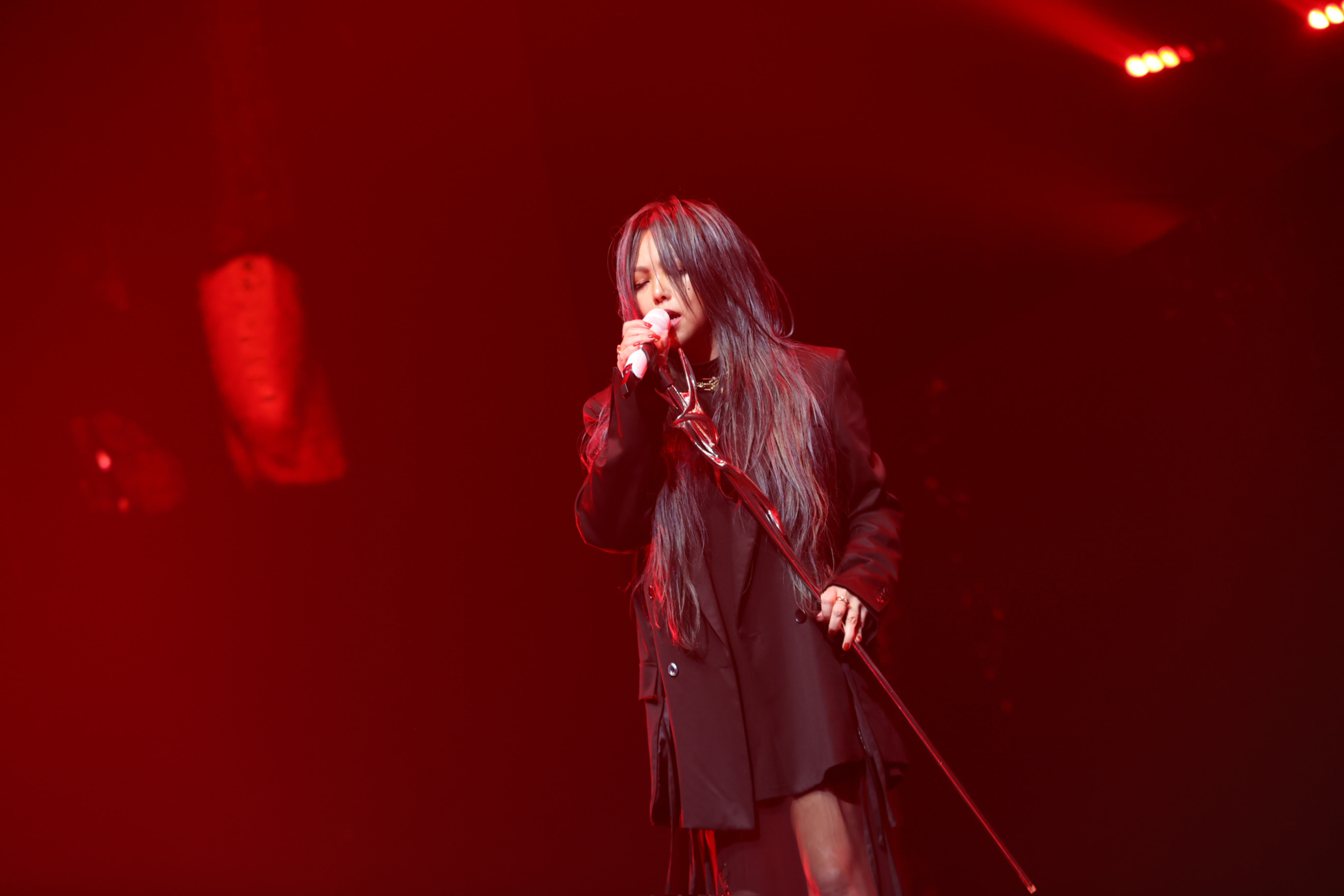 張惠妹(阿妹)壓軸登場《台灣好音樂—獵人聚演唱會》。(台灣好基金會提供)