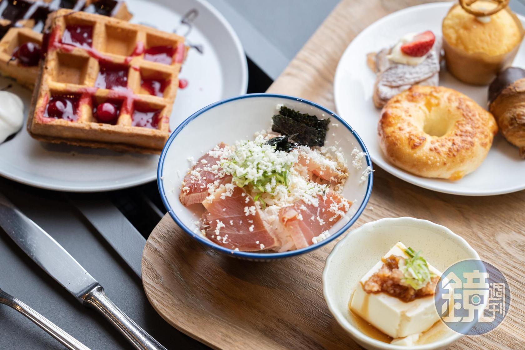 「OMO7旭川by星野集團」早餐自助餐於「OMO CAFE&BAR」提供。