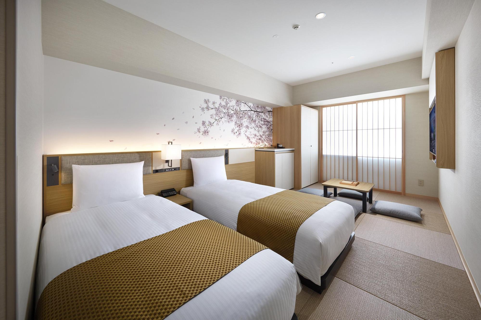 VILLA FONTAINE GRAND羽田機場的和洋客房設計古樸典雅。（ⒸSumitomo Fudosan Villa Fontaine Co., Ltd.提供）