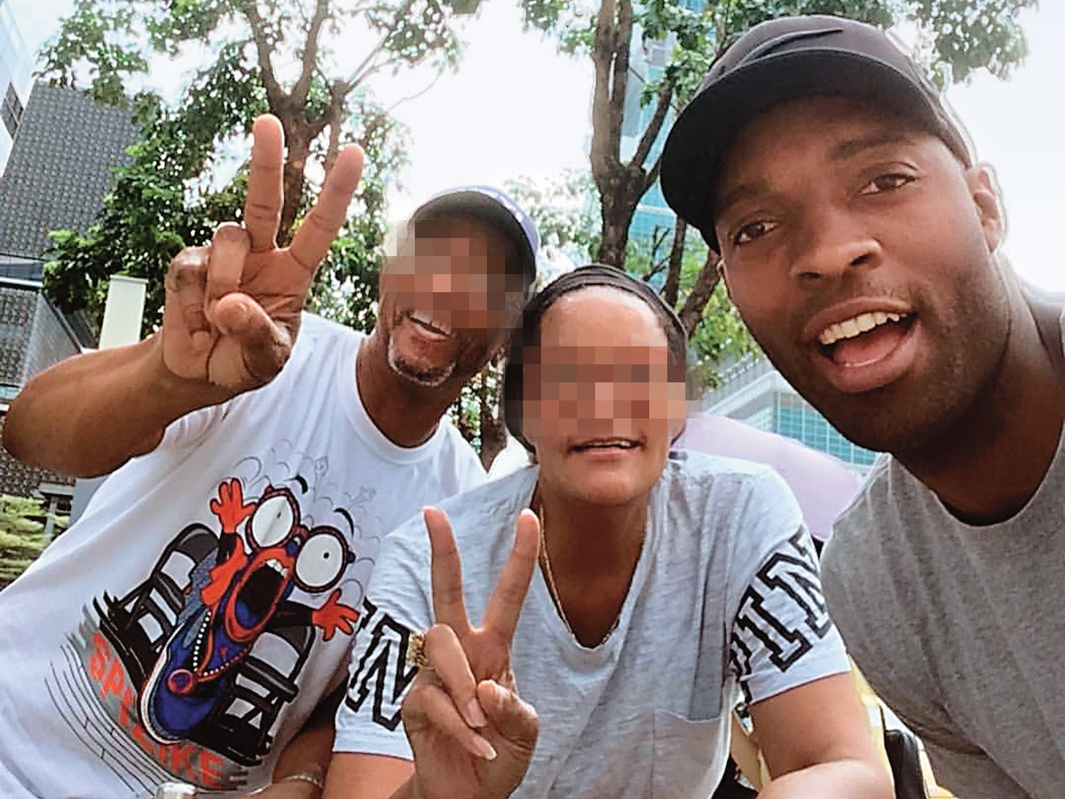 已歸化、放棄美國籍的戴維斯，父母曾來台旅遊。（翻攝自戴維斯IG）