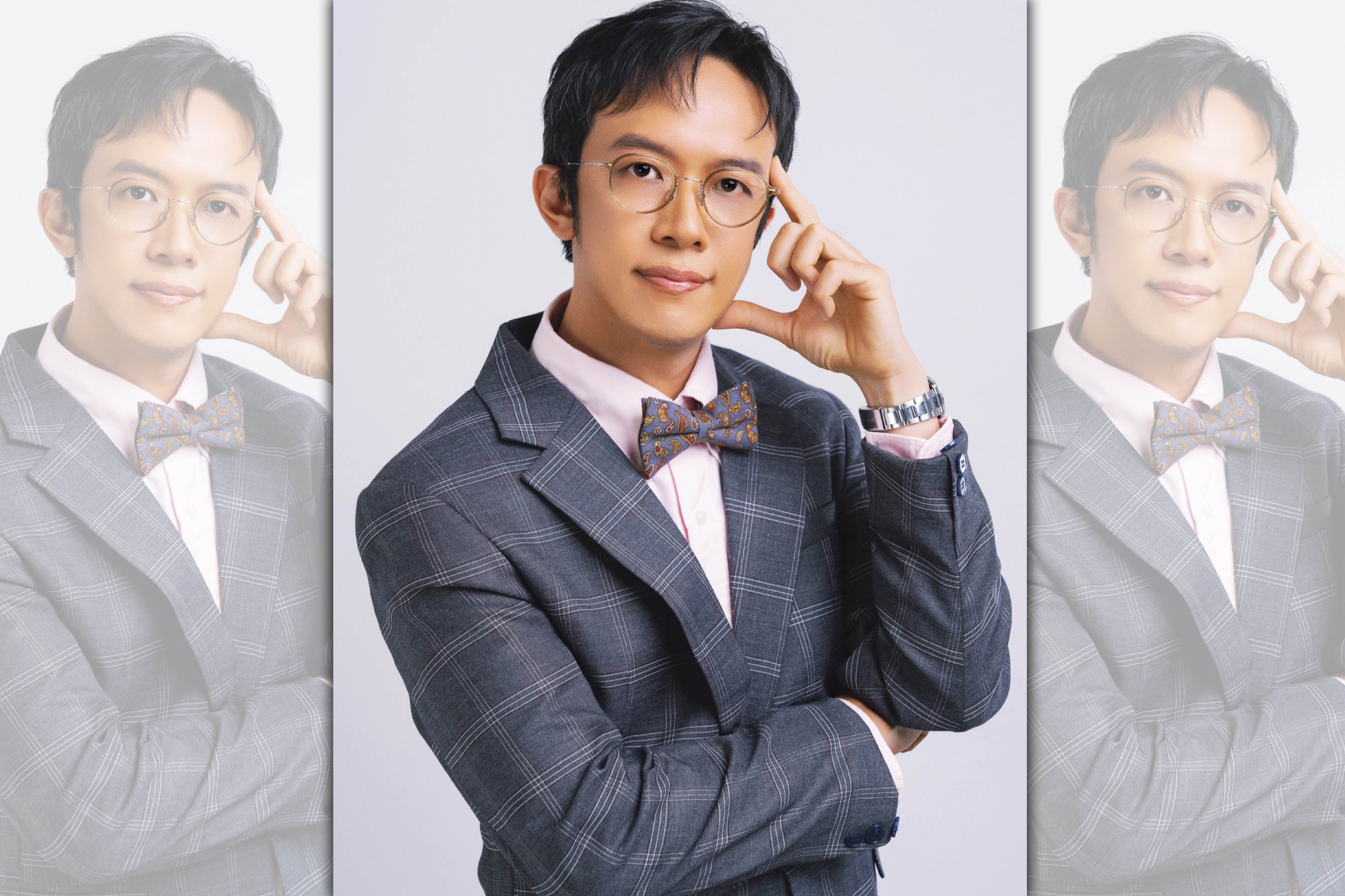 宋逸民創立的「藝起發光」教會近來備受爭議，時尚命理先生沈泓壬提出警告，勸宋逸民把嘴巴牢牢閉上，否則教會搖搖欲墜。（陳孝志提供）