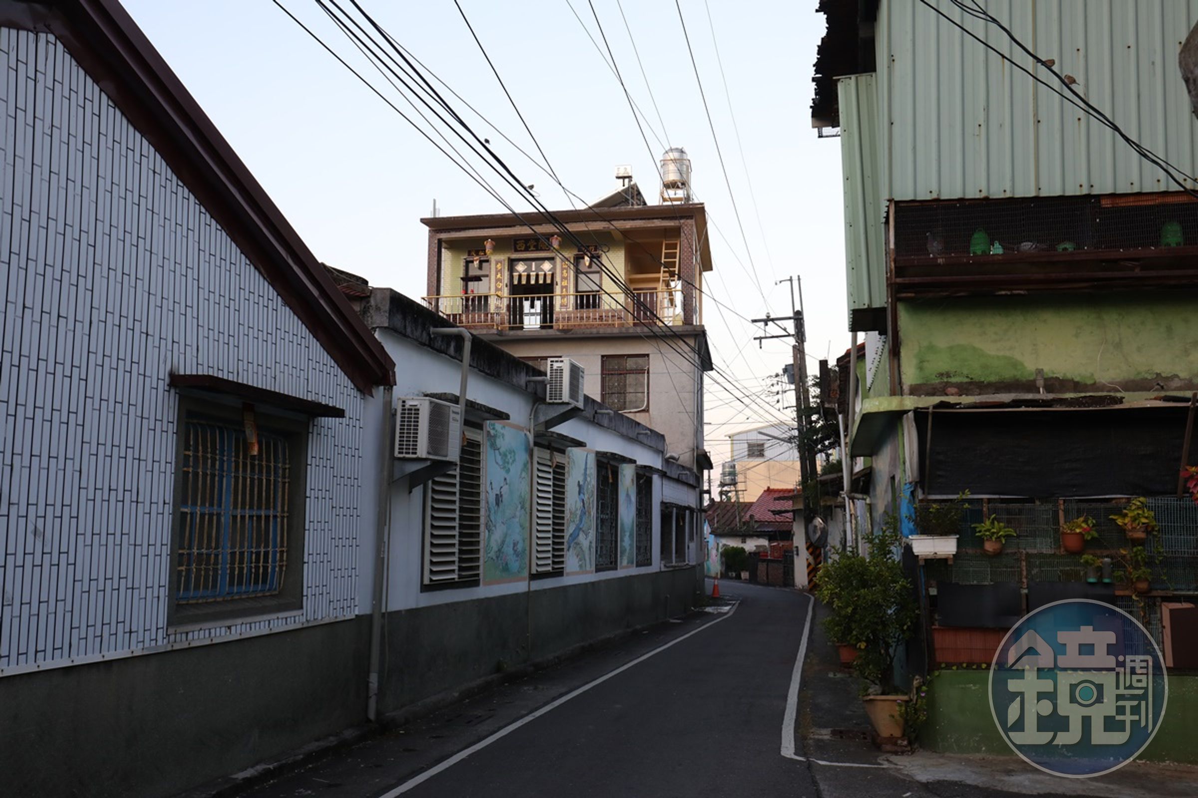 二崙村街景。