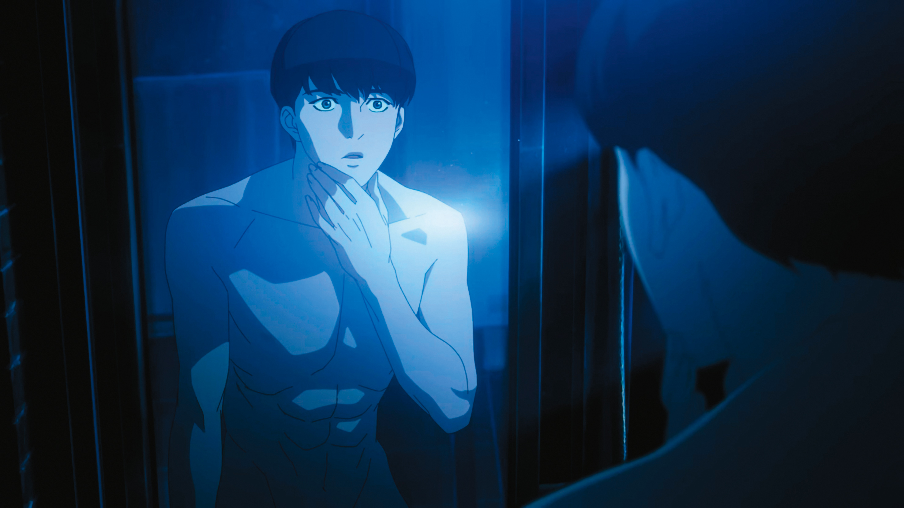 《看臉時代》描繪因外貌遭受霸凌的男高中生，某日起床後換了身體，展開新生活。（翻攝自Netflix）