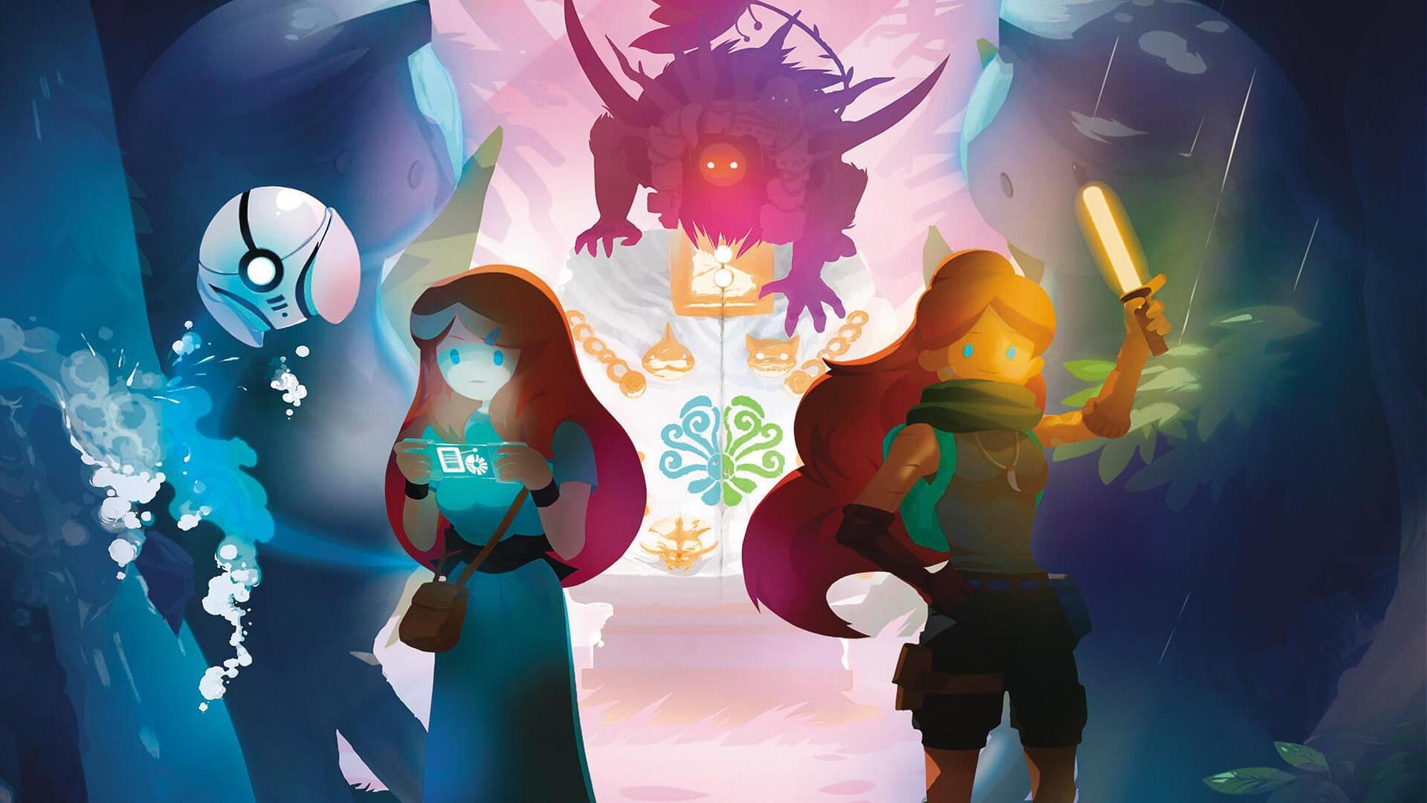 《Aliisha》是台灣團隊研發的任天堂Switch 3D冒險遊戲,支援體感操作,利用雙人遊玩時的資訊不對稱,營造互動解謎樂趣。(星宇互動娛樂提供)