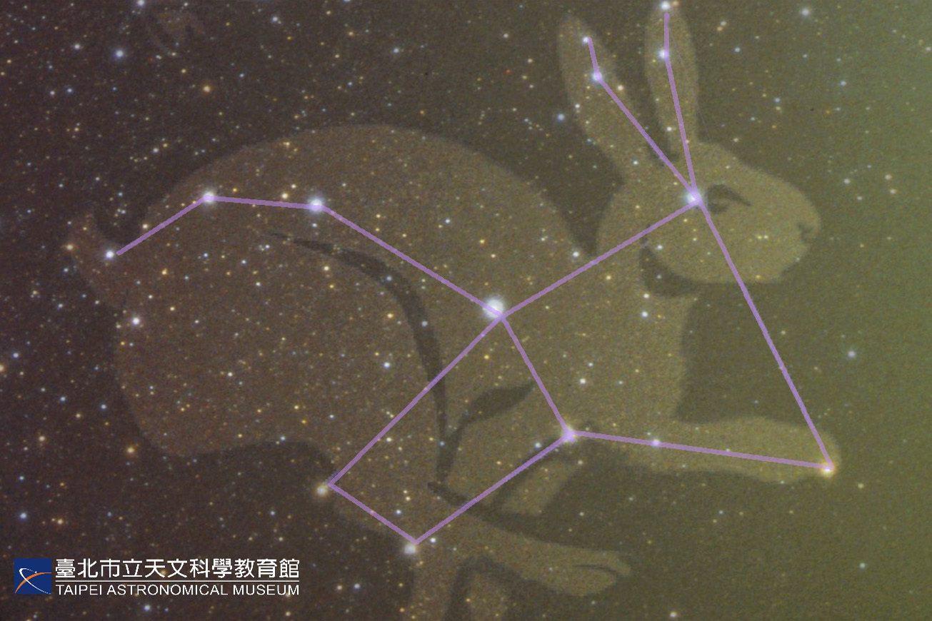 兔年春節連假期間正好是「天兔座」的最佳觀賞期。(翻攝自台北市立天文館官網)