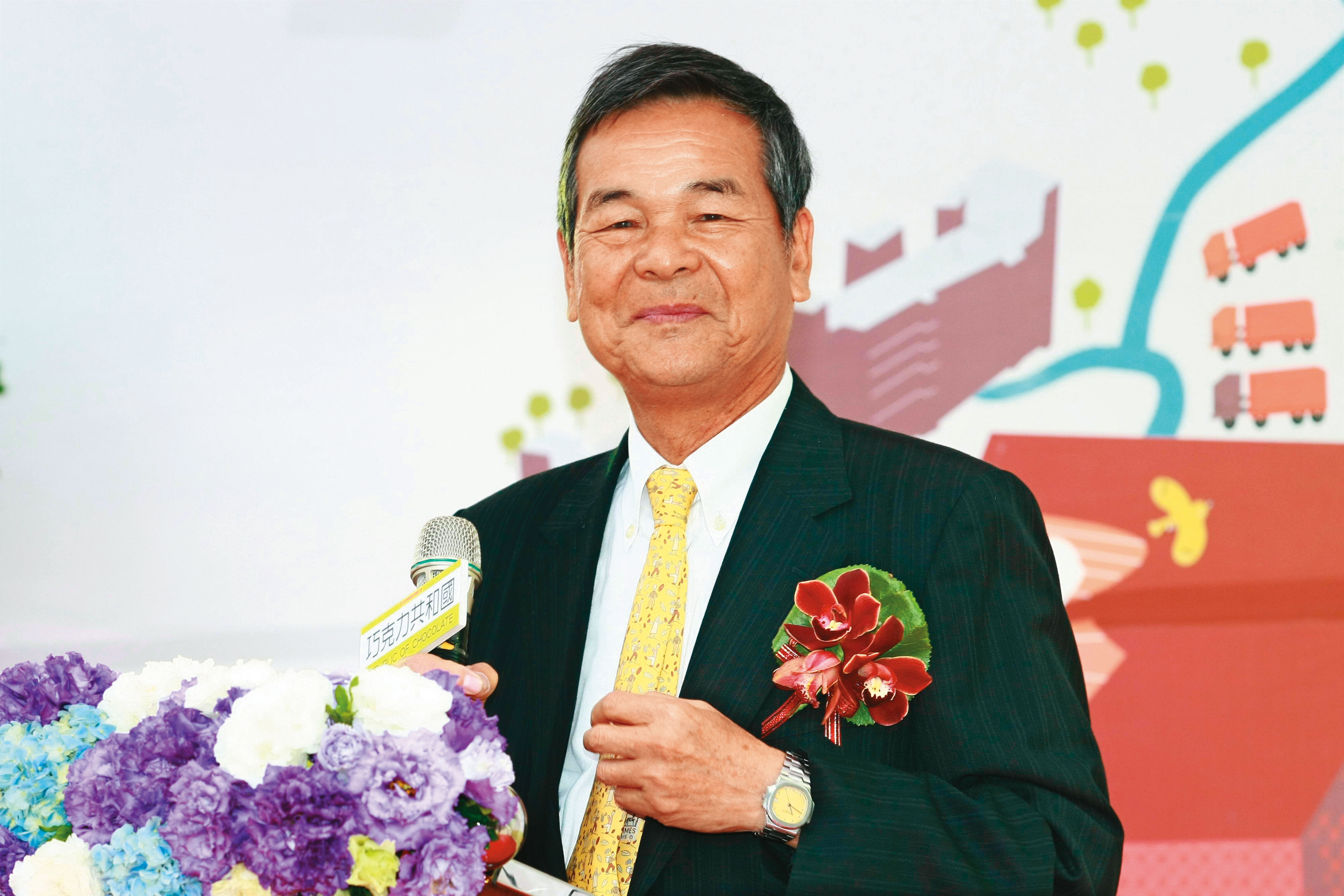 宏亞食品創辦人張添(圖)大膽投資數千萬元,助同鄉林國鐘開發新藥成功。(聯合知識庫)