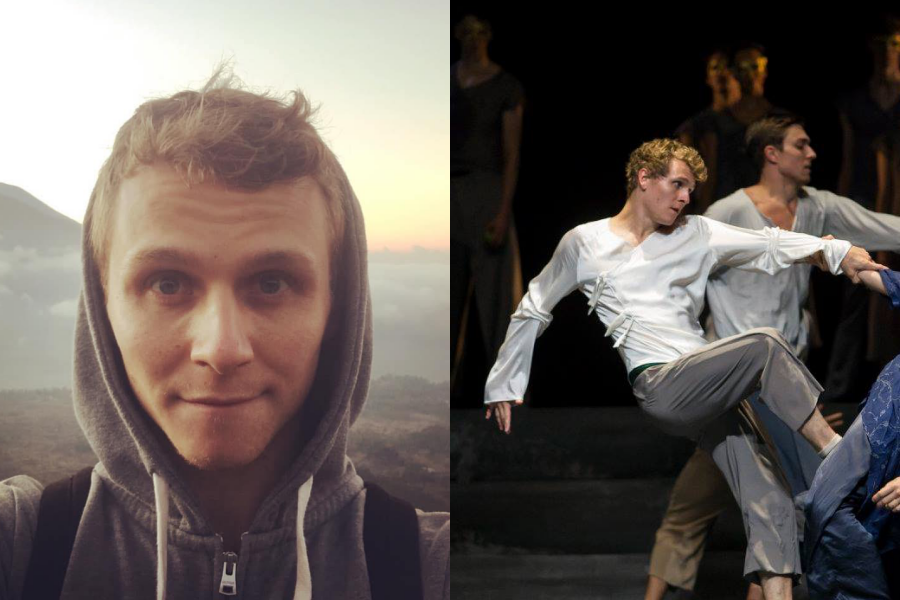 英國芭蕾舞者克萊頓證實是尼泊爾空難的死者，消息震撼歐洲芭蕾舞界。（翻攝自Ruan Crighton、Ooppera & Baletti臉書）