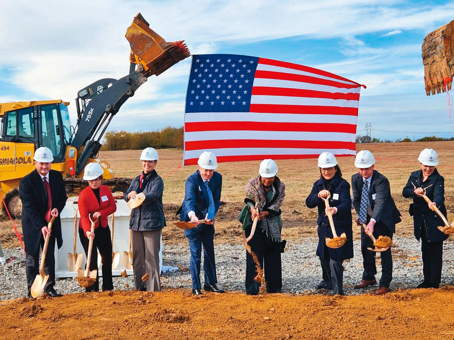 得知世創案走不下去的24小時內，環球晶團隊就啟動了B計畫，準備投資千億元進行海外大擴廠，德州新廠就是其中之一。（AIT臉書）