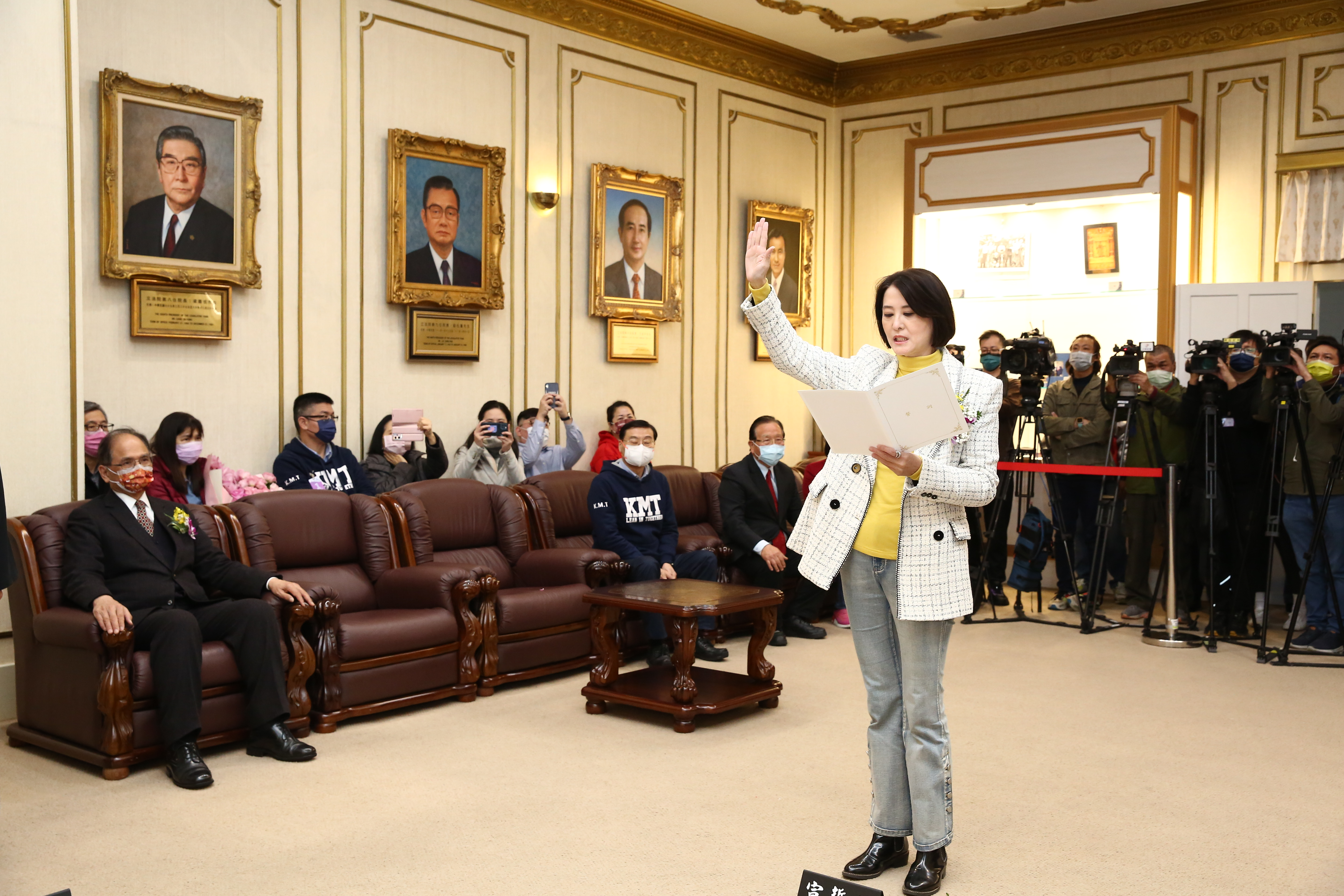 談及黨內陷入徵召或初選的兩難，王鴻薇坦言「不完全贊同初選」。（本刊資料照）