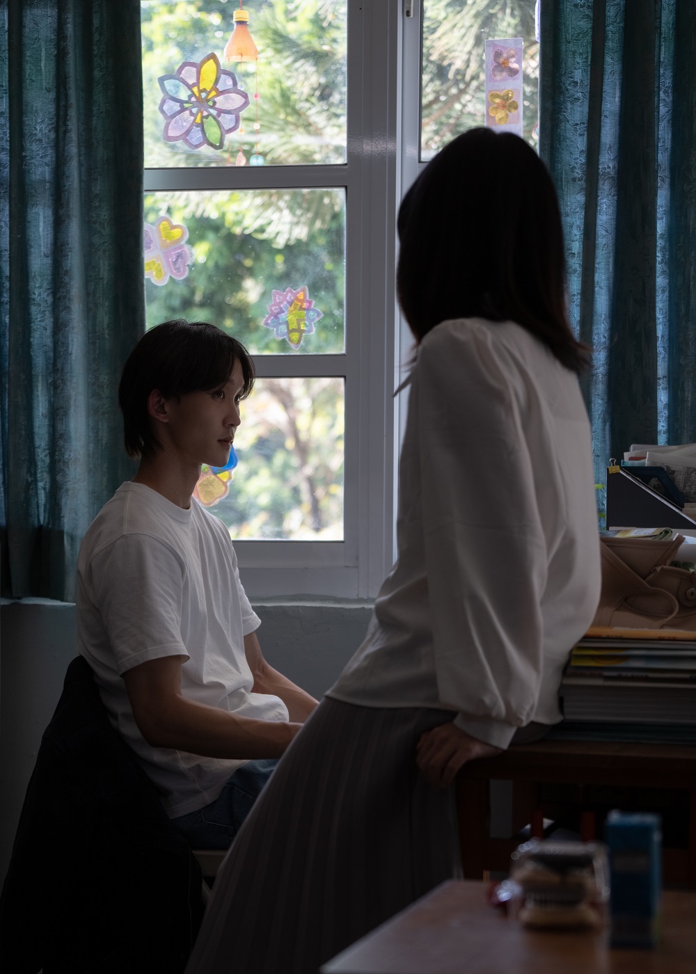 在電影《小藍》演渣男有出色表現的葉廷麒被相中演出本片,這次他又與女主角有翻雲覆雨性愛戲。(高雄市電影館提供)