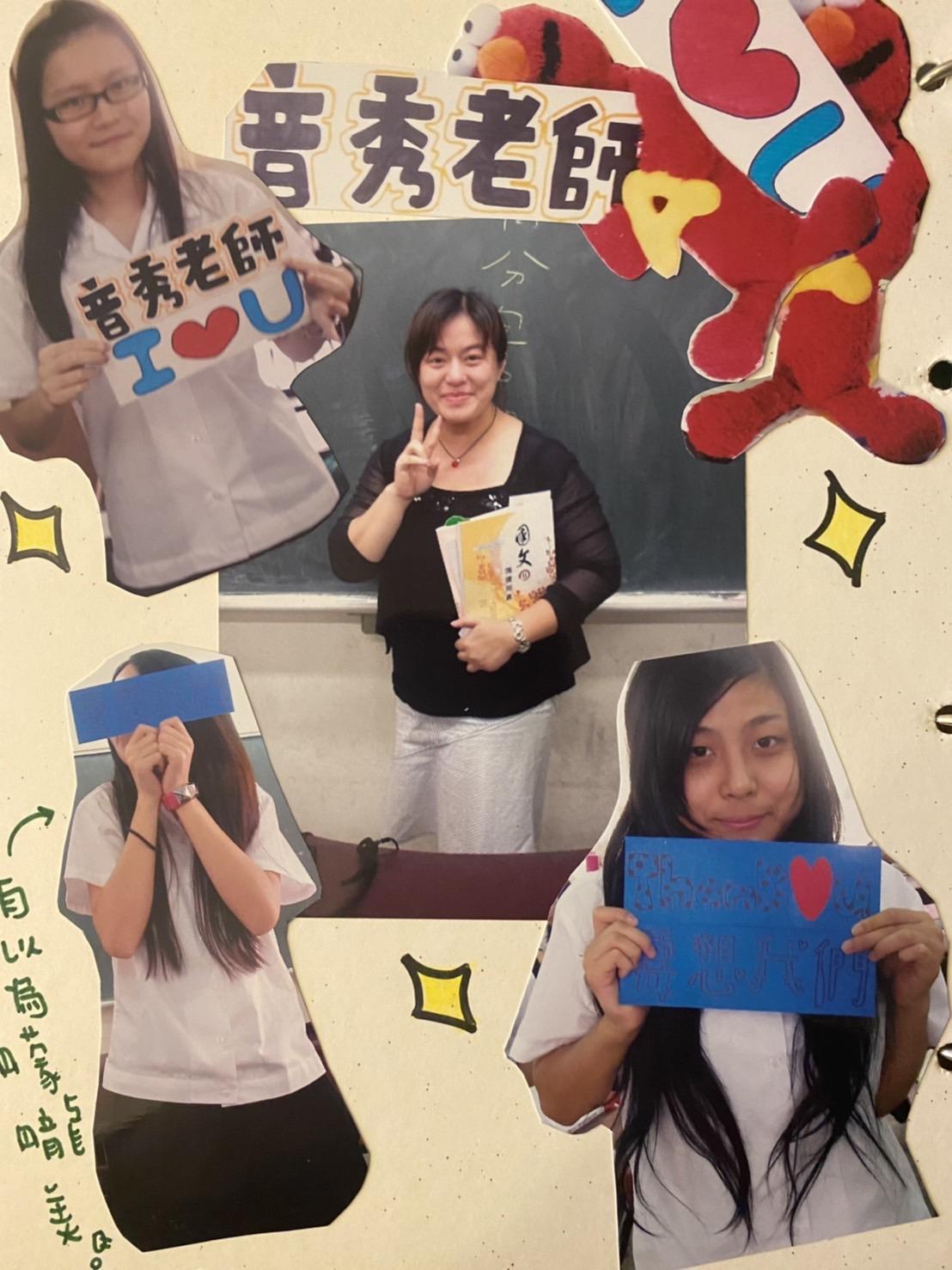 陳音秀熱愛教書,她說自己是好脾氣的老師,不曾對學生動怒。但卻常被兒子氣哭。(陳音秀提供)