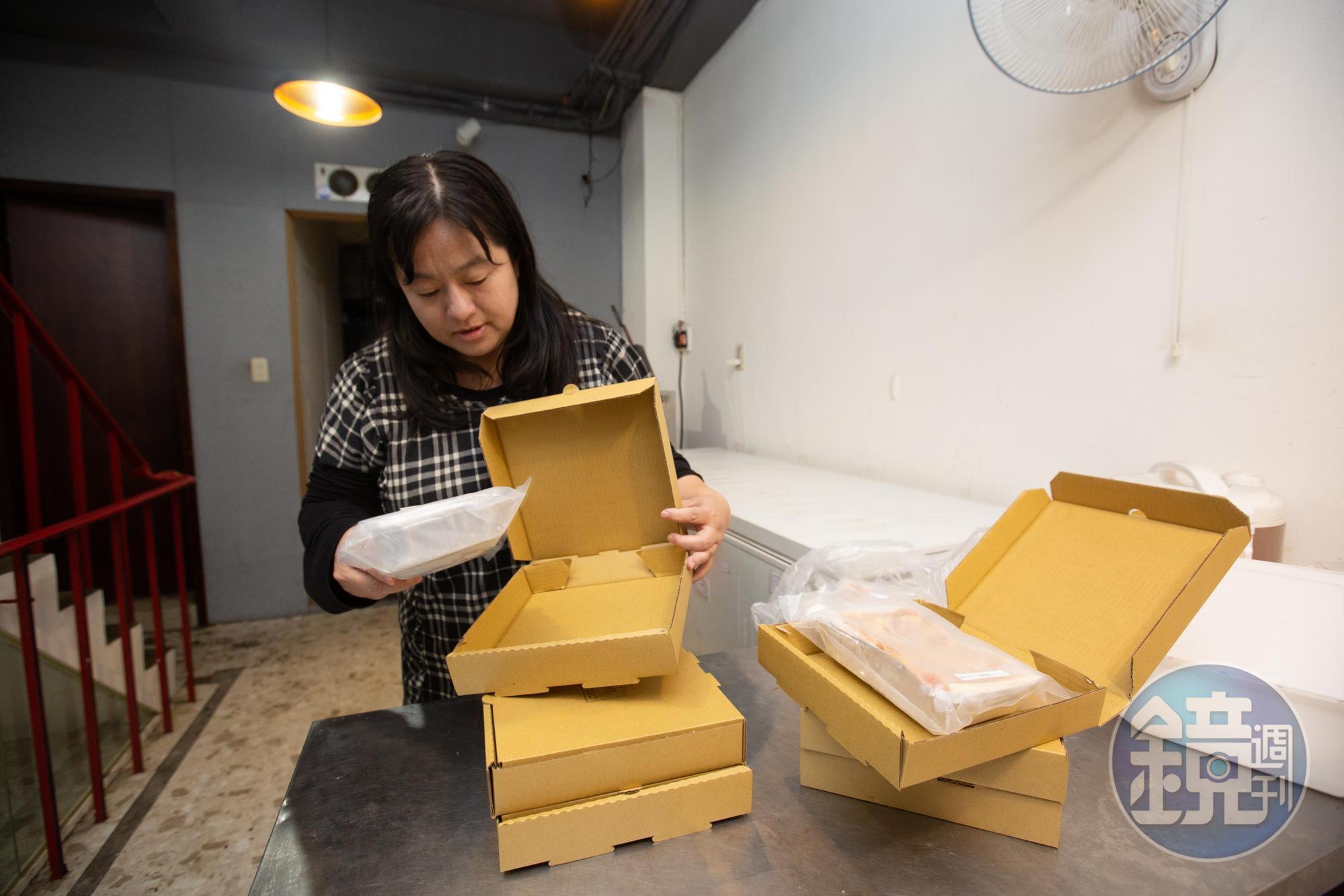 靠冷凍包挺過疫情,手工pizza曾創下一團就出400片的佳績。
