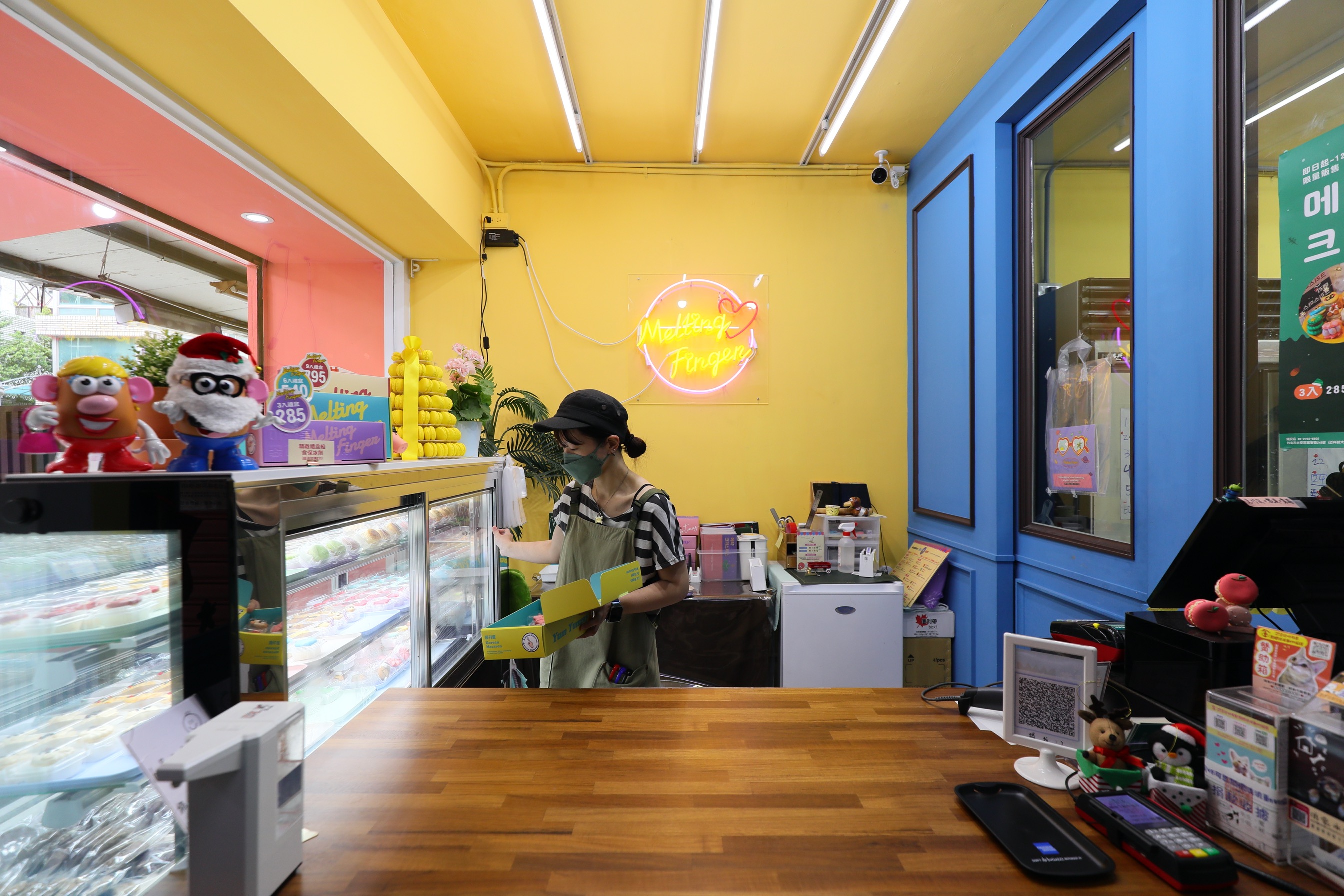 「Melting Finger舔舔手」的瑞安店以生產為主,店面小巧精緻。