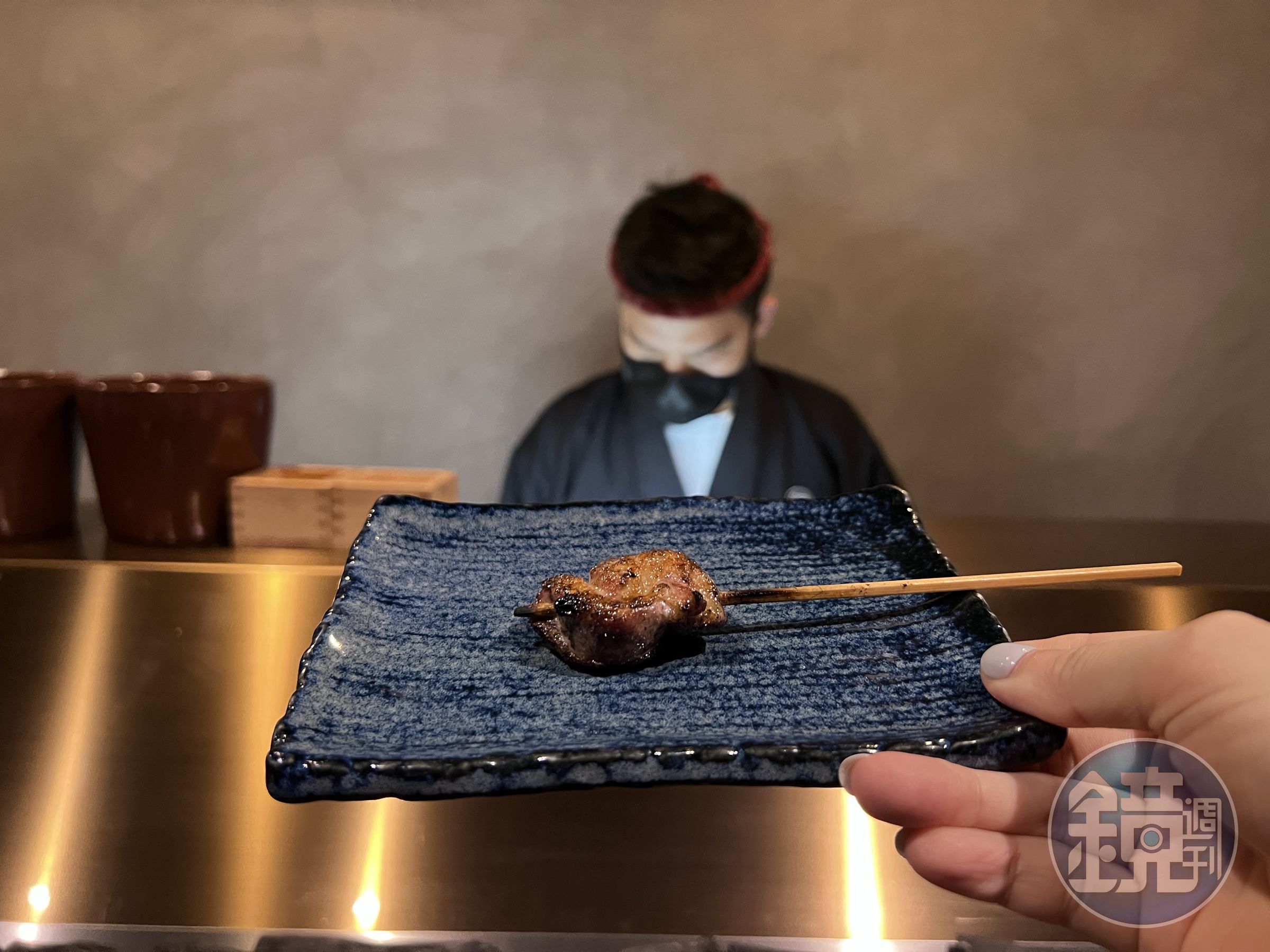 隱藏版部位「雞密」，雖是一半油脂一半肉，但絲毫不膩口。