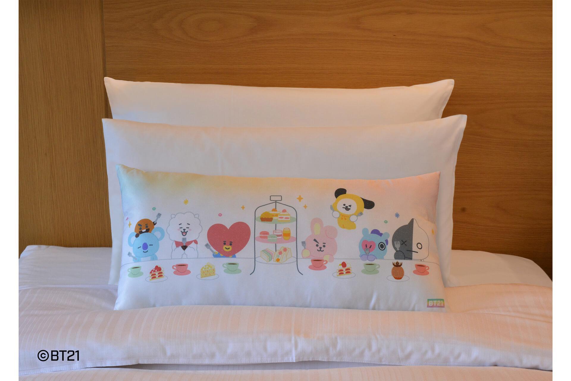 客房內看到的BT21商品都能額外向飯店購買。(New Otani提供)