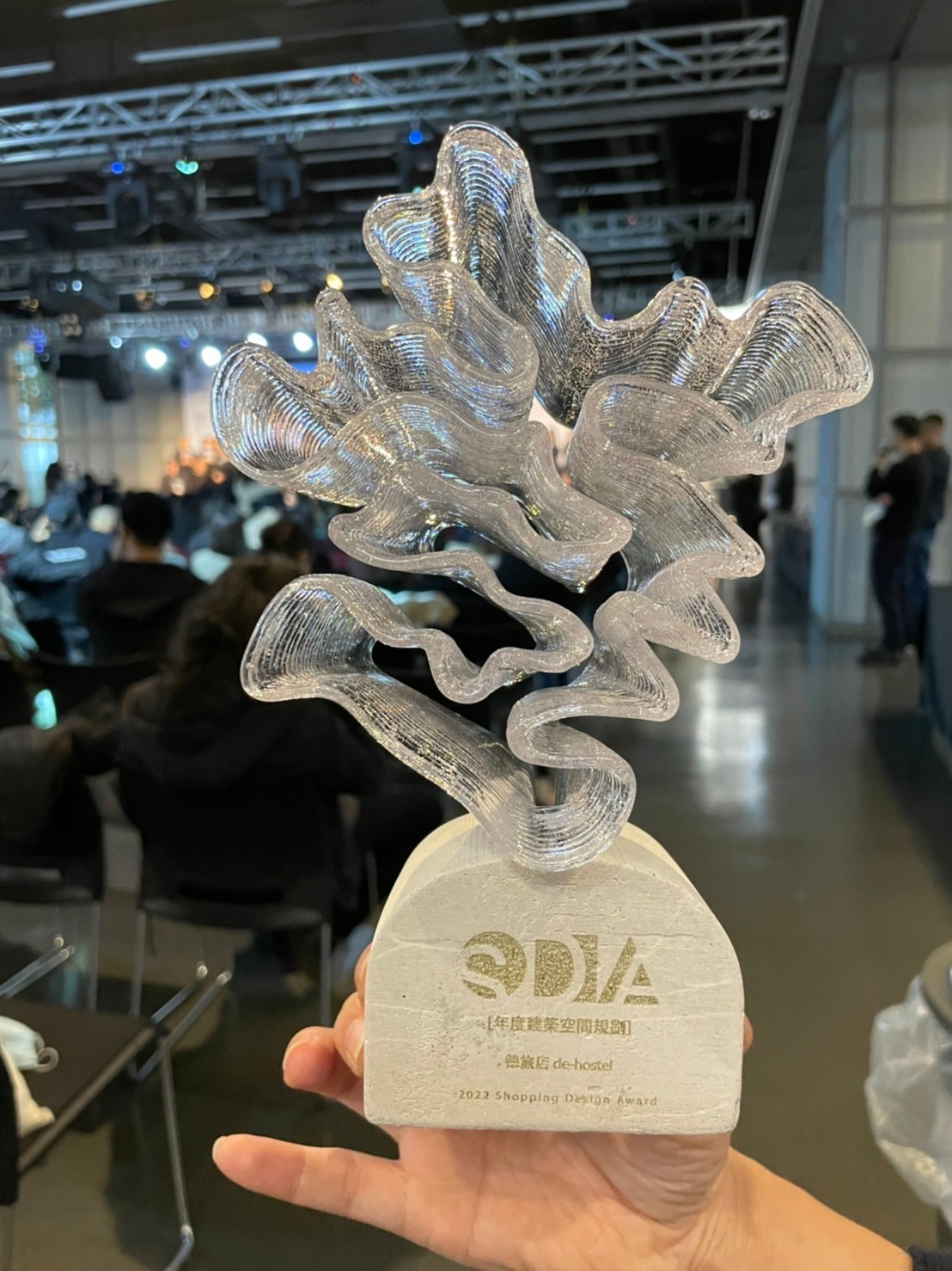 德旅店獲頒2022年的SDA「年度建築空間規劃」。(張品蓁提供)
