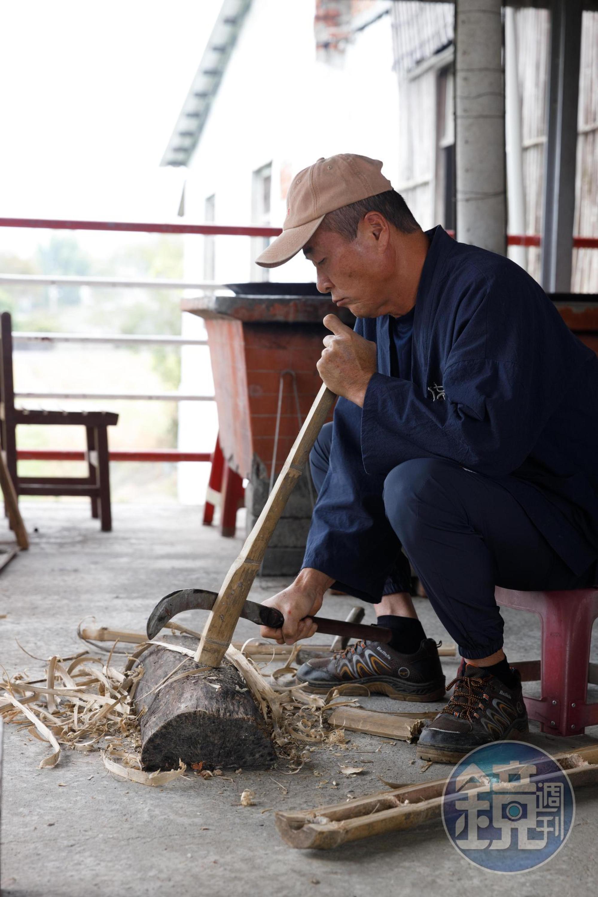 幾乎所有器具都是手工自製而成。