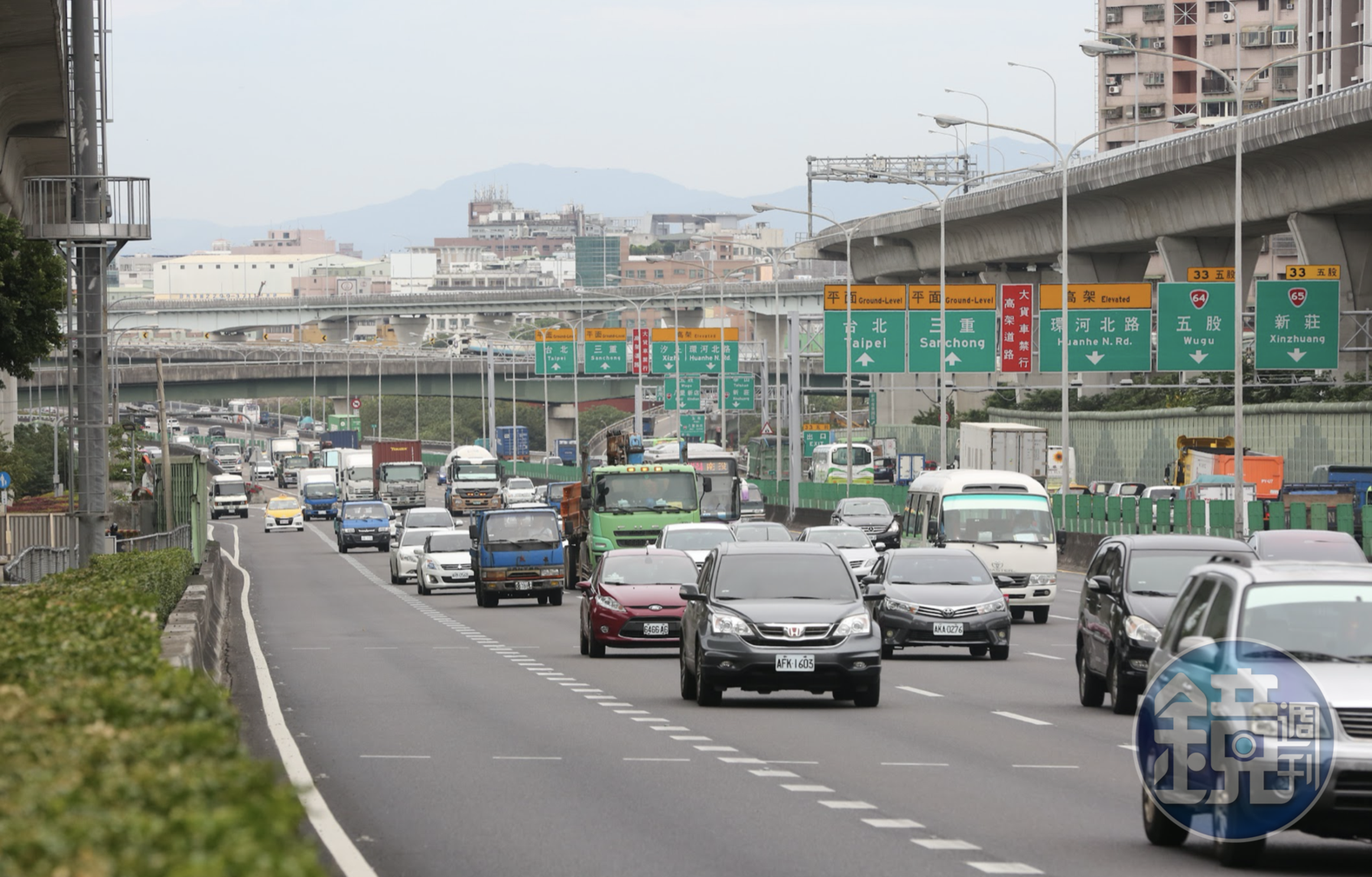 大年初一，國道已開始湧現走春車潮。（示意圖，資料照）