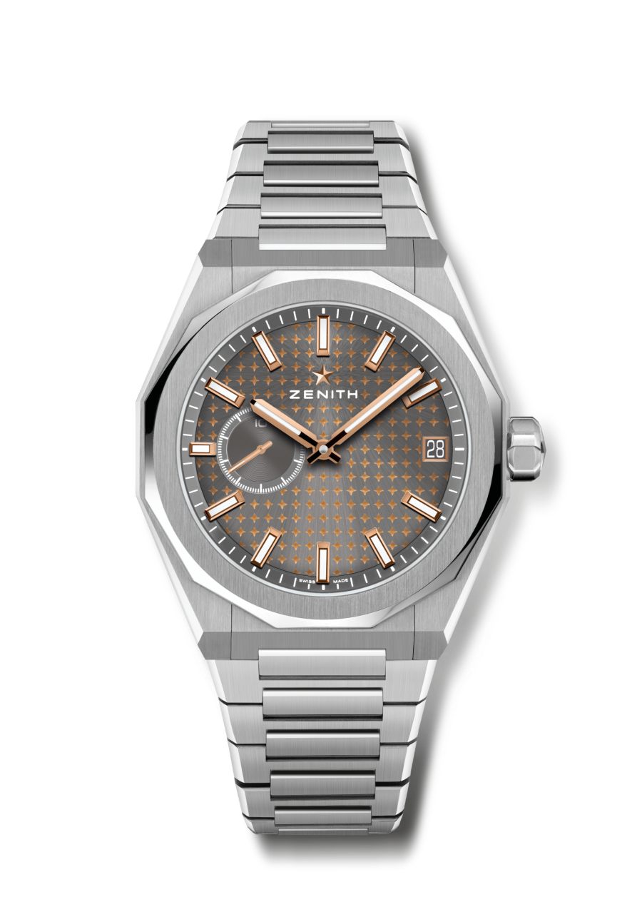ZENITH 真力時 Defy Skyline 專賣店限定款,41mm精鋼錶殼配金色星光表面,定價約NT$299,400。
