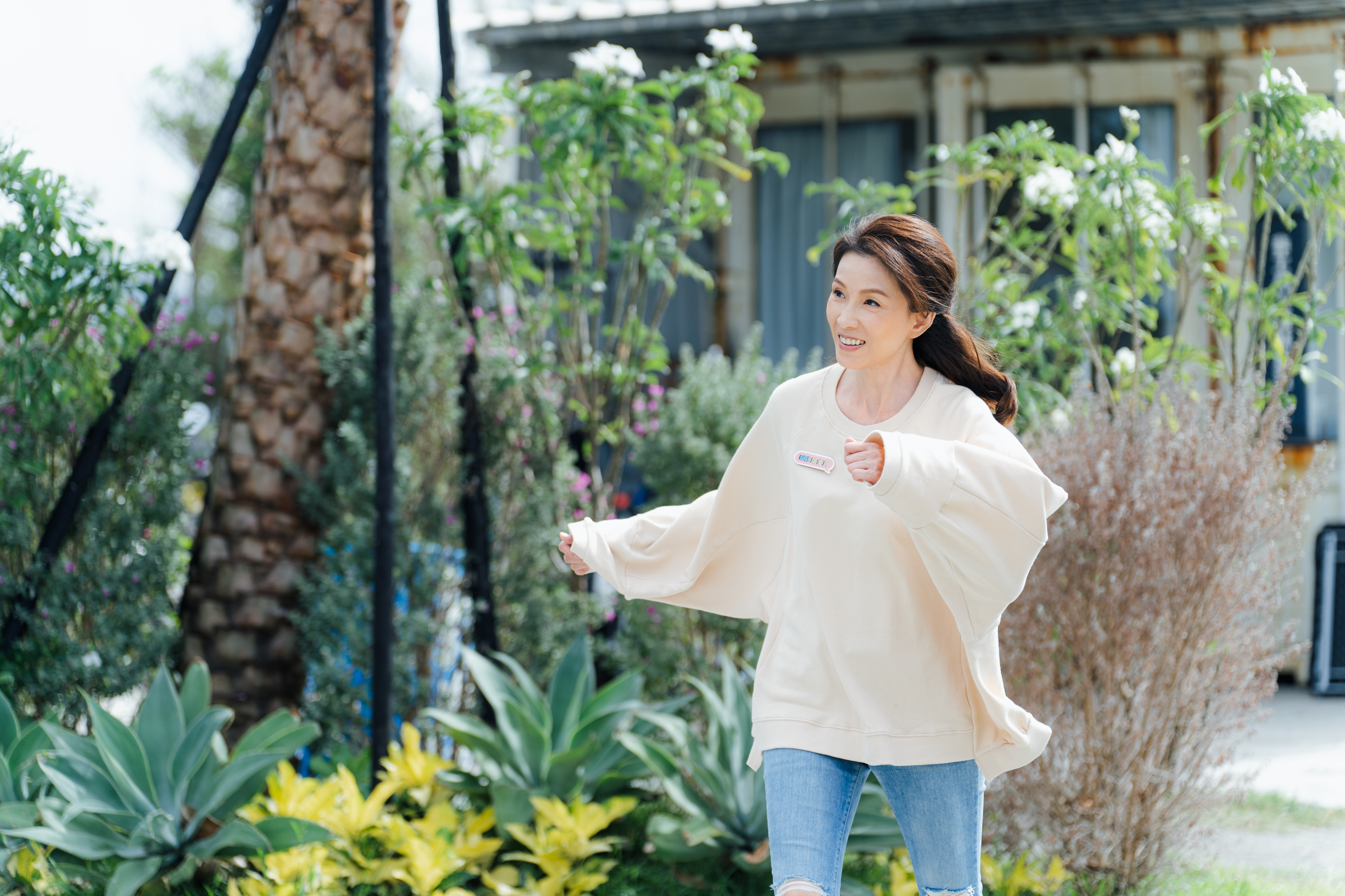 葉全真現身《嗨！營業中》錄影現場。（好看娛樂提供）