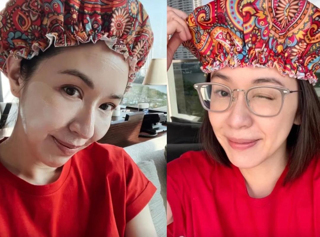 蔡依珊勇曬素顏照。我就問，孫芸芸妳敢嗎？（下戰帖）（翻攝自蔡依珊IG）