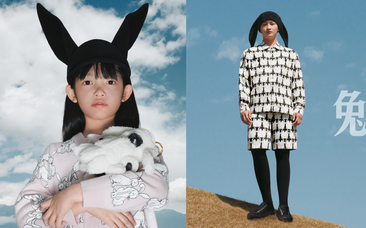 Burberry推出農曆新年限定系列，祈福「兔」飛猛進。（Burberry提供）