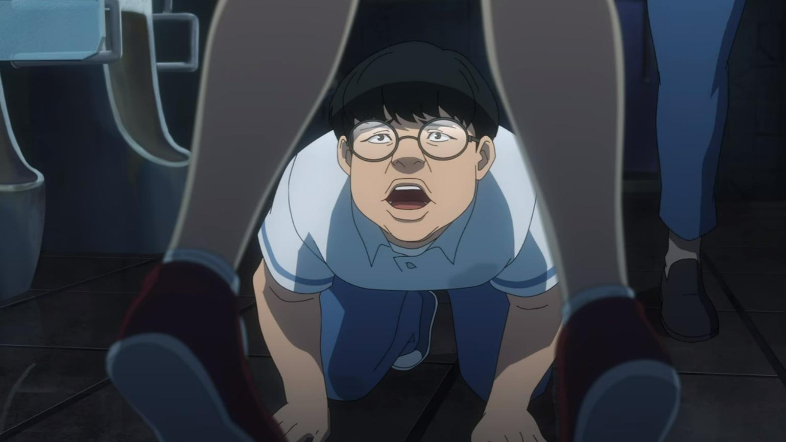 《看臉時代》朴玄碩因外型在學校經常遭受霸凌。(翻攝自Netflix)
