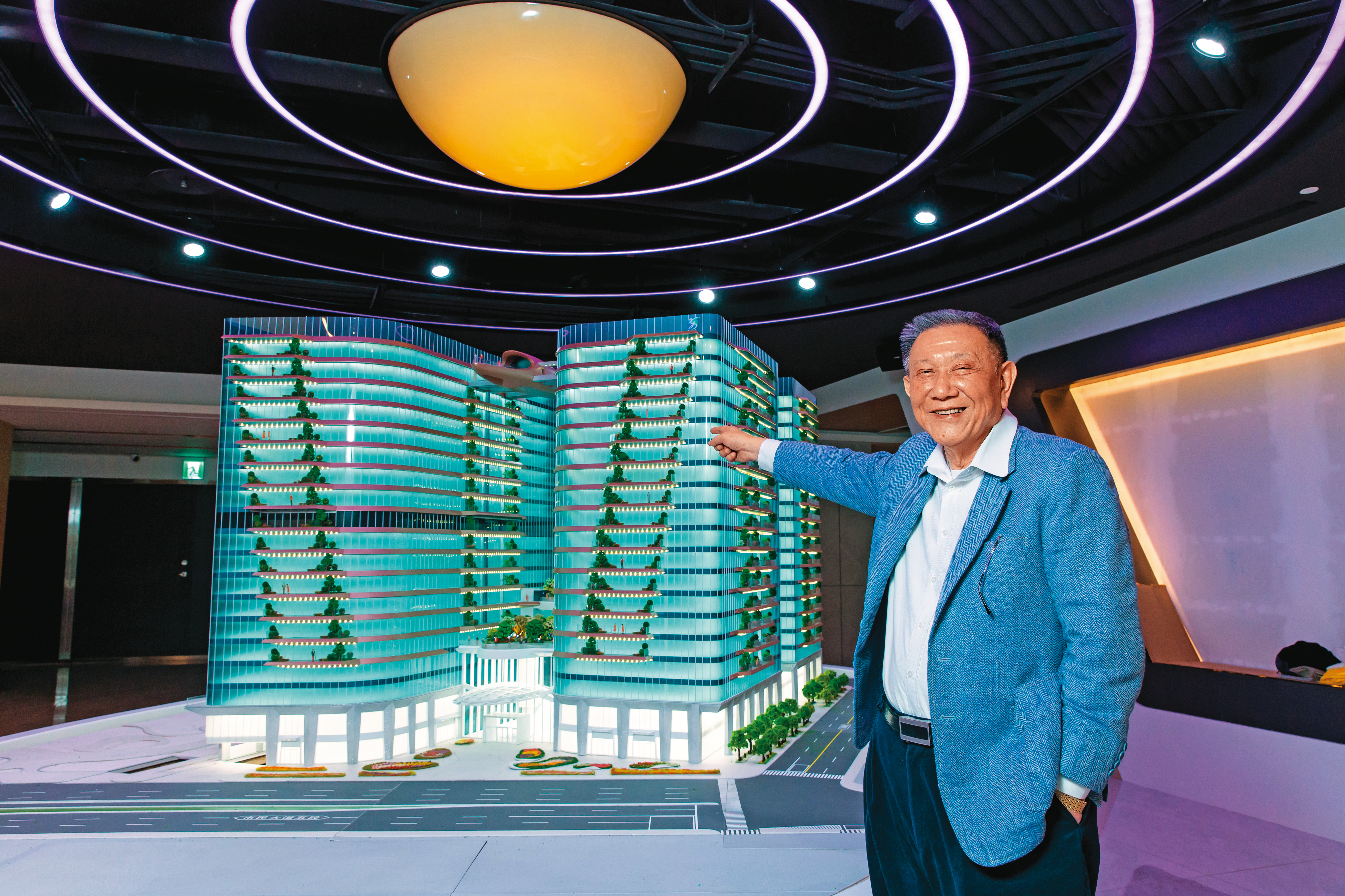 威京集團主席沈慶京接受本刊專訪，暢談京華廣場商辦園區規劃與願景。