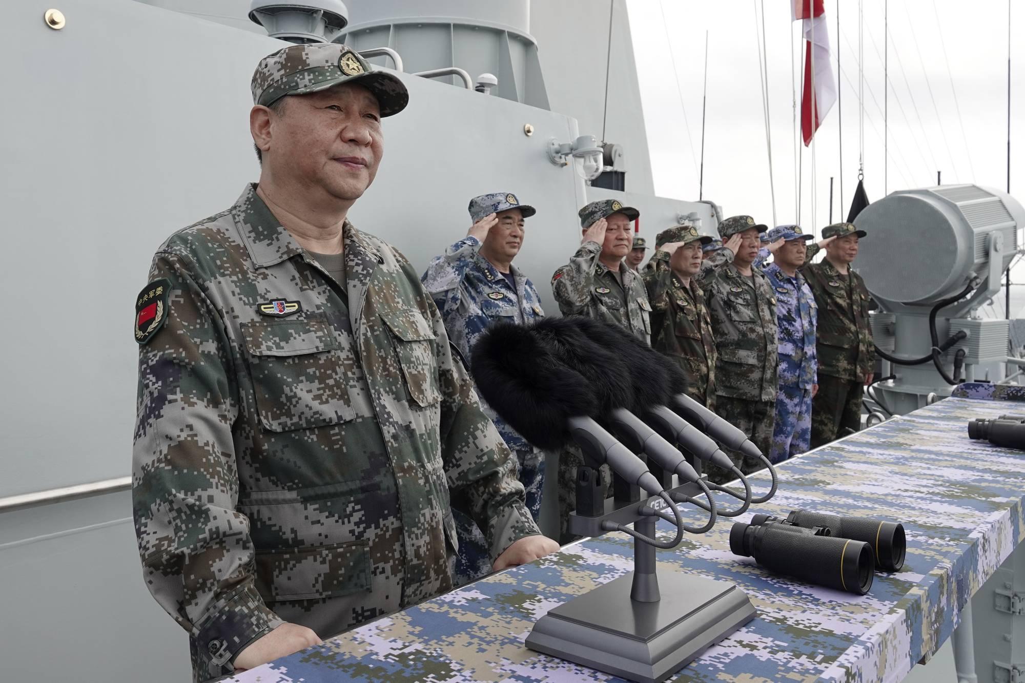 中共若武攻「台灣有事」，日本沖繩逃難計畫首度曝光。（翻自《新華社》）