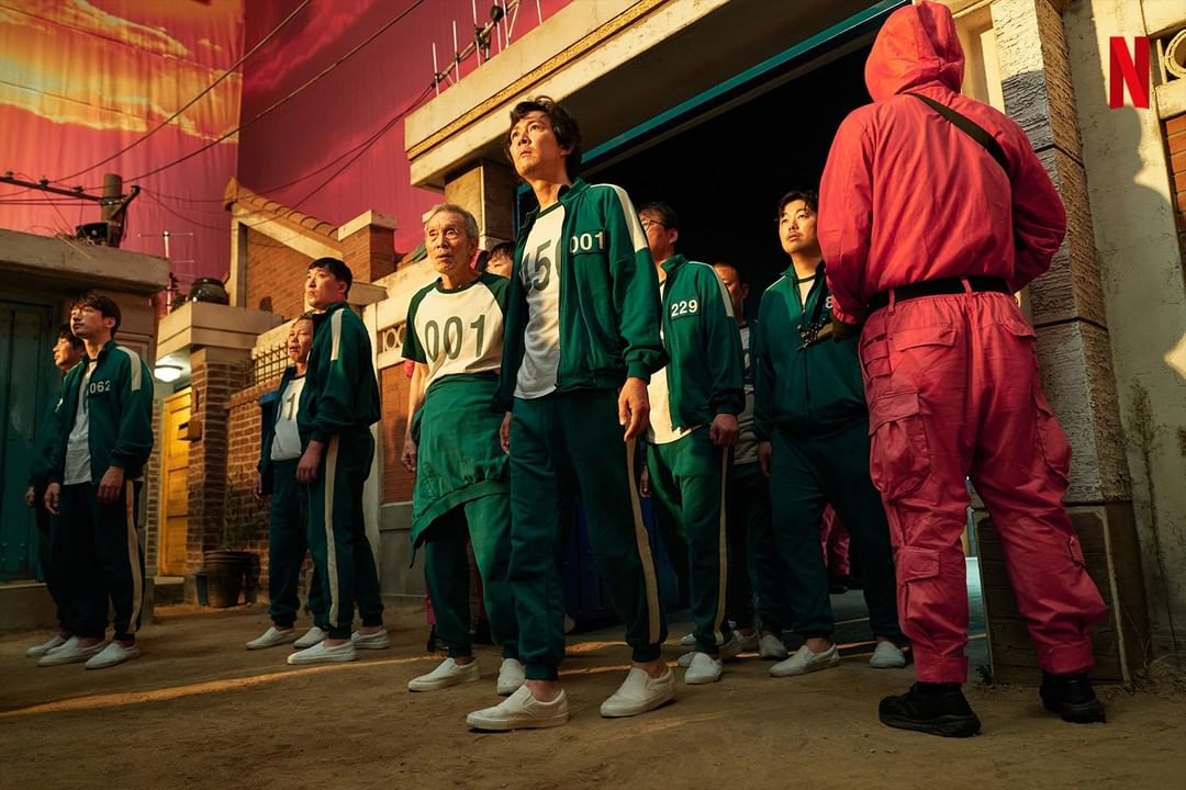 Netflix影集《魷魚遊戲》紅遍全球，近日延伸實境秀也在如火如荼拍攝中。（翻攝自@netflixkr IG）