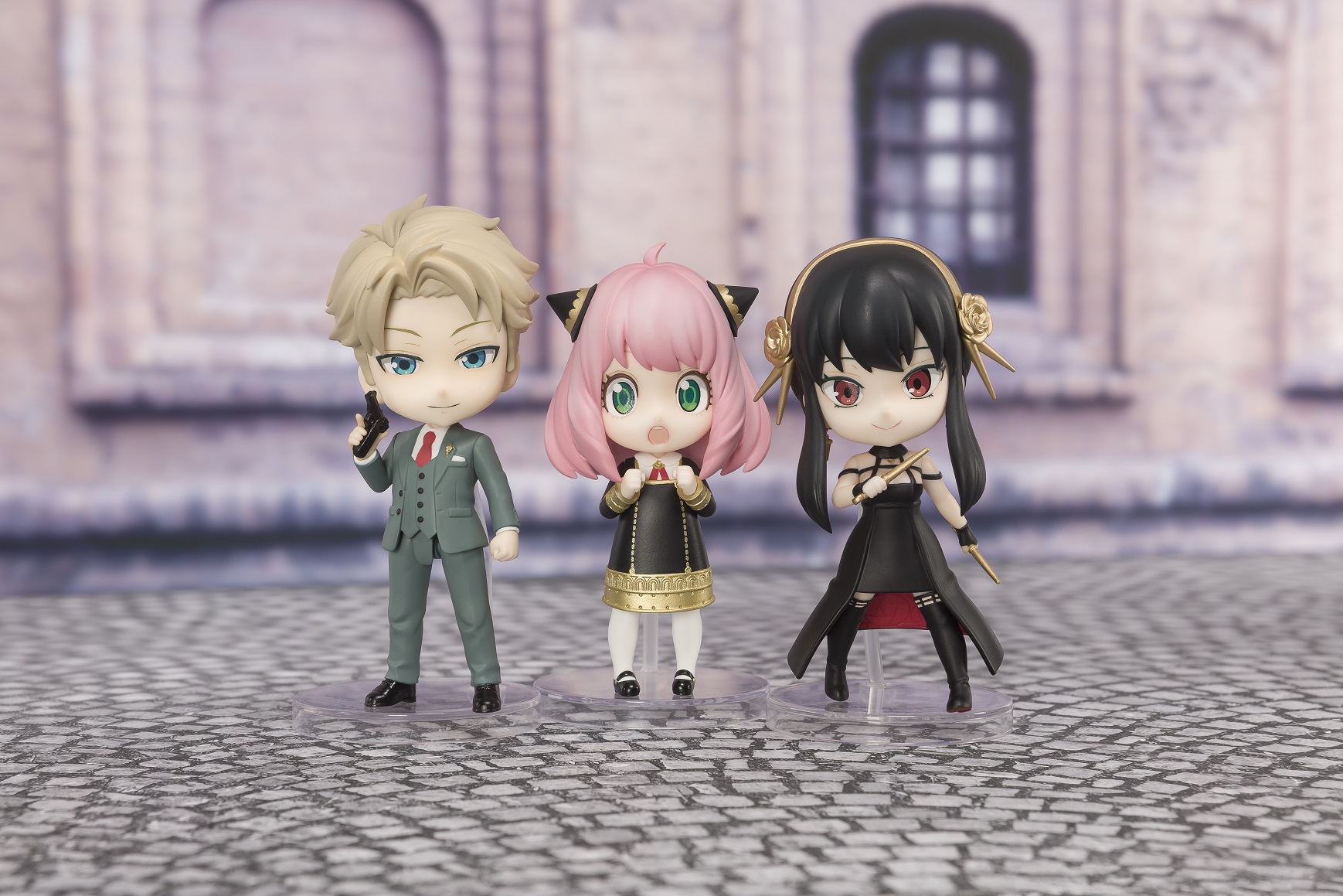 《間諜家家酒》的Figuarts mini公仔，將會在「TAMASHII POP UP SPOT收藏玩具限定快閃展示」展出。（台灣萬代南夢宮提供）