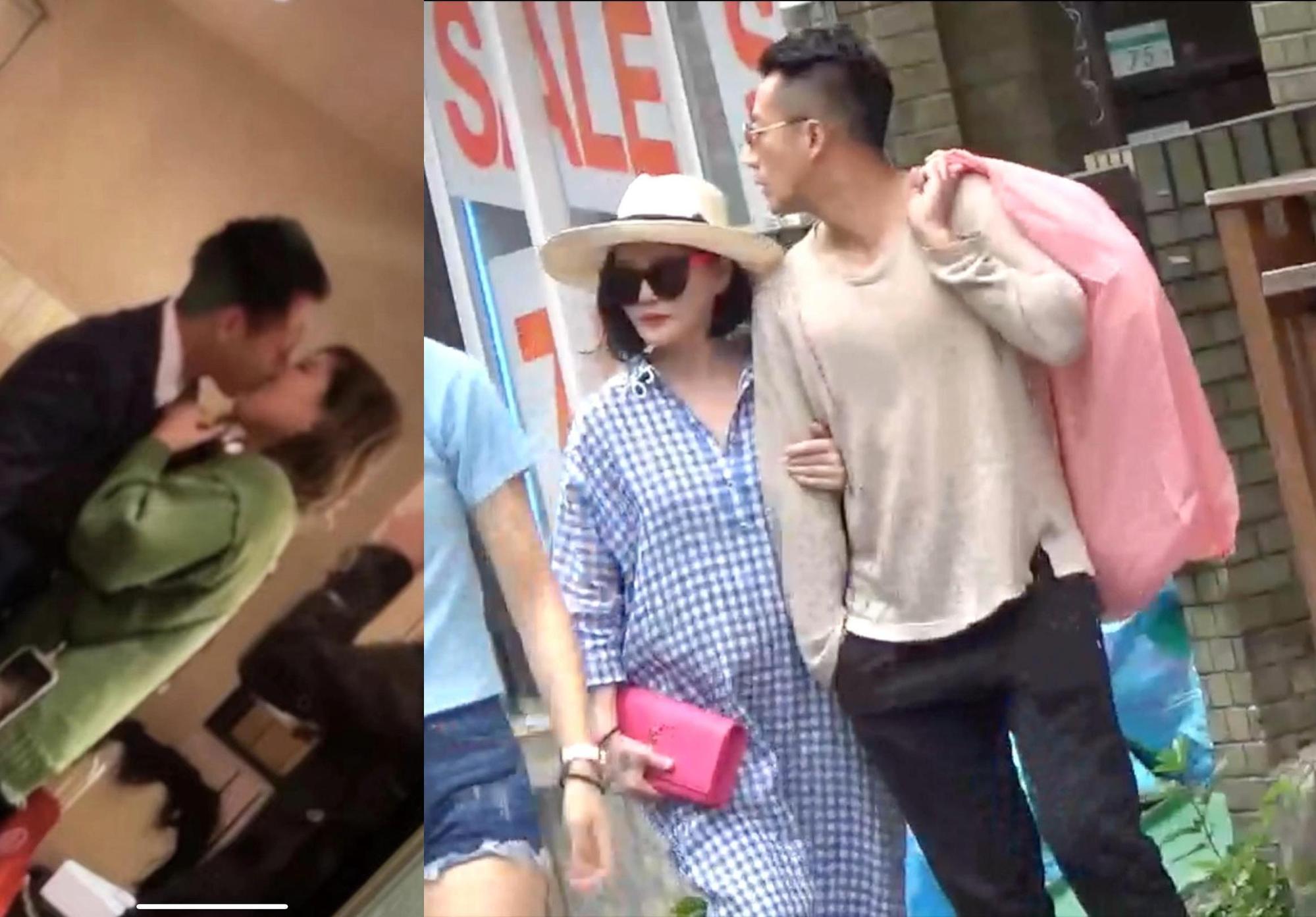 葛斯齊拍過大S懷第3胎時期的照片,還有後來汪小菲與張穎穎交往時與其他女子的激情照片。(翻攝臉書)