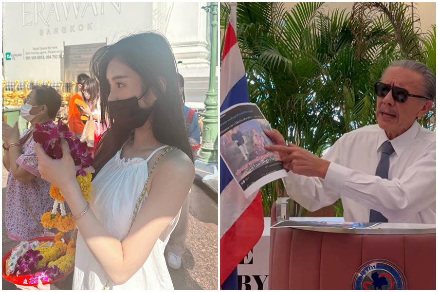 安于晴赴泰國遭勒索，警方坦承收錢。（翻攝自安于晴、Chuwit Kamolvisit臉書）