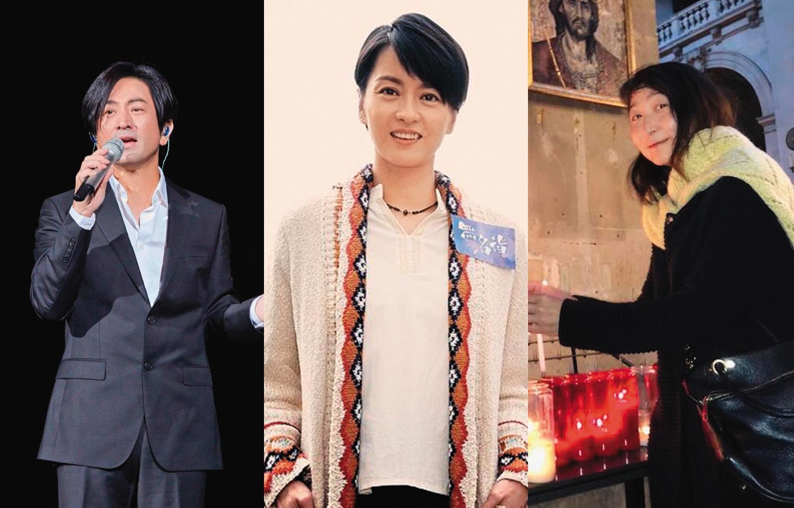 張洪量(左起)、梁詠琪和鄭華娟均是因為旅遊成就異國婚姻。(翻攝自張洪量臉書、梁詠琪IG、鄭華娟微博)