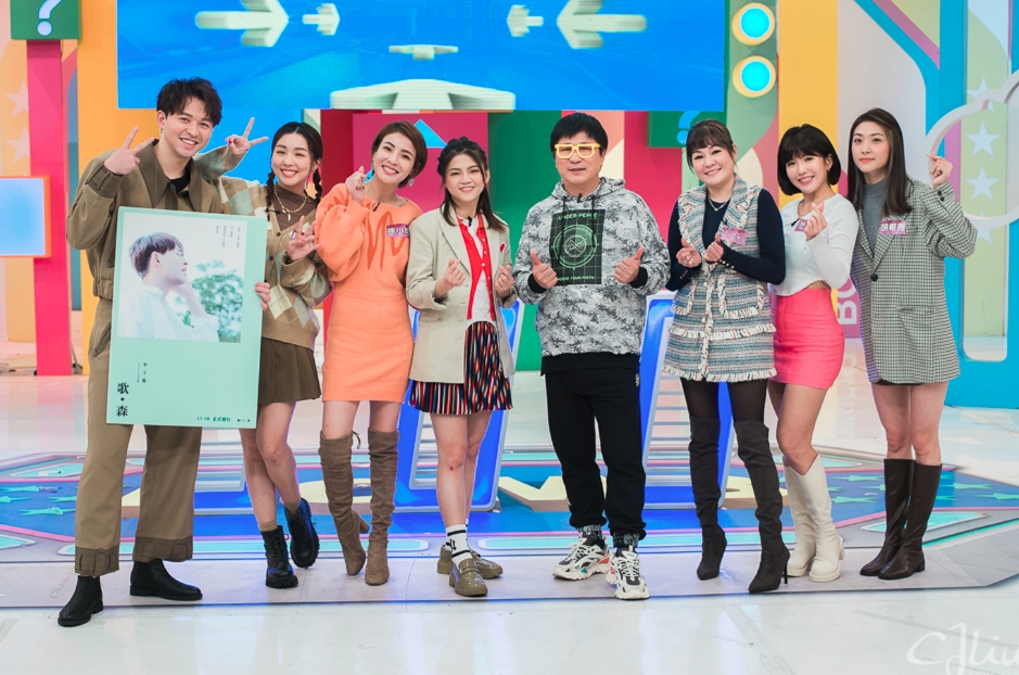 Vicky年前上胡瓜的節目錄影。（衛視中文台提供）