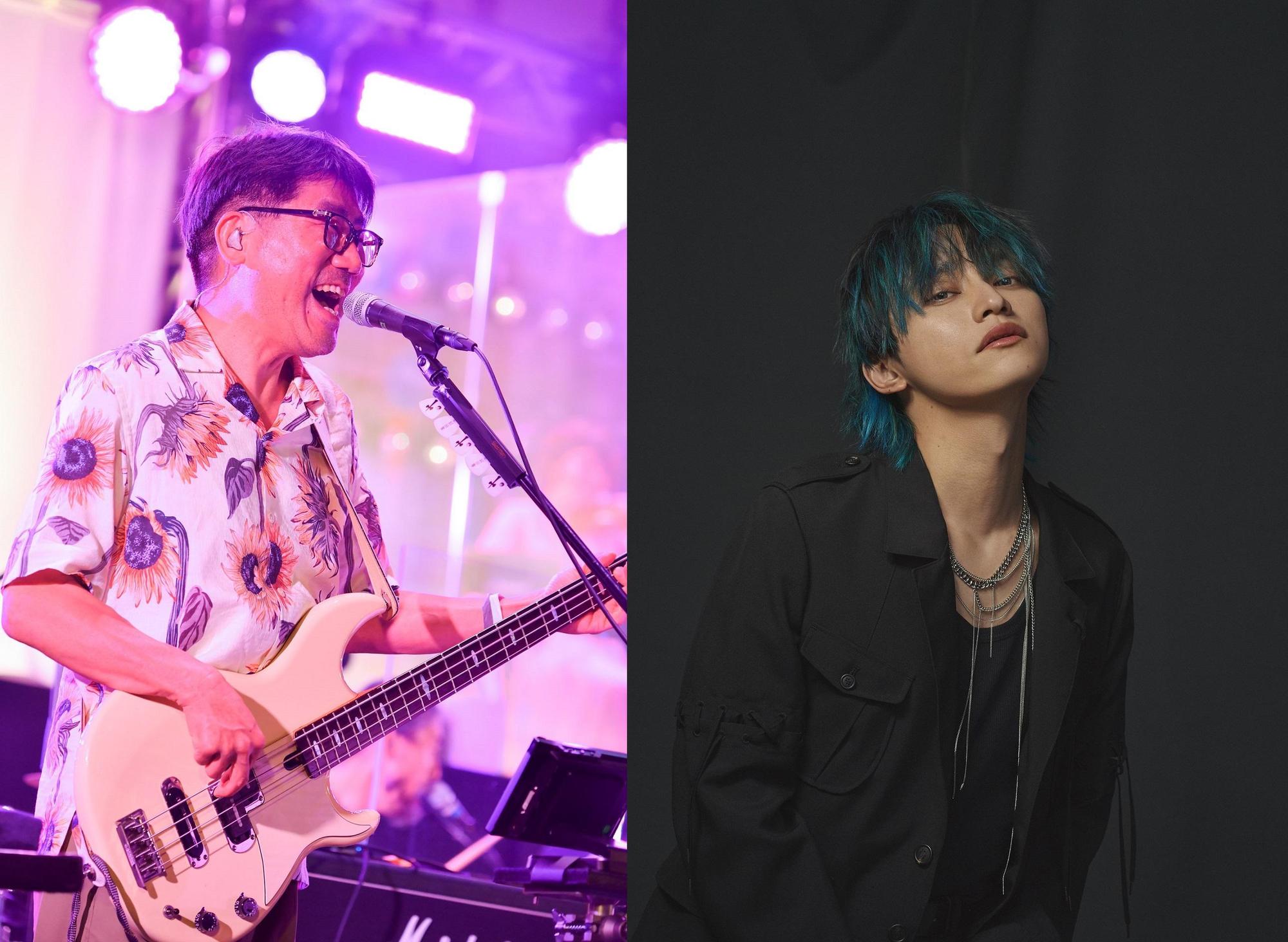 「Zepp Premium」第一彈演唱會請到龜田誠治（左圖）和SKY-HI（右圖）來台合體演出。（左圖日比谷音樂實行委員會提供，右圖大鴻藝術提供）