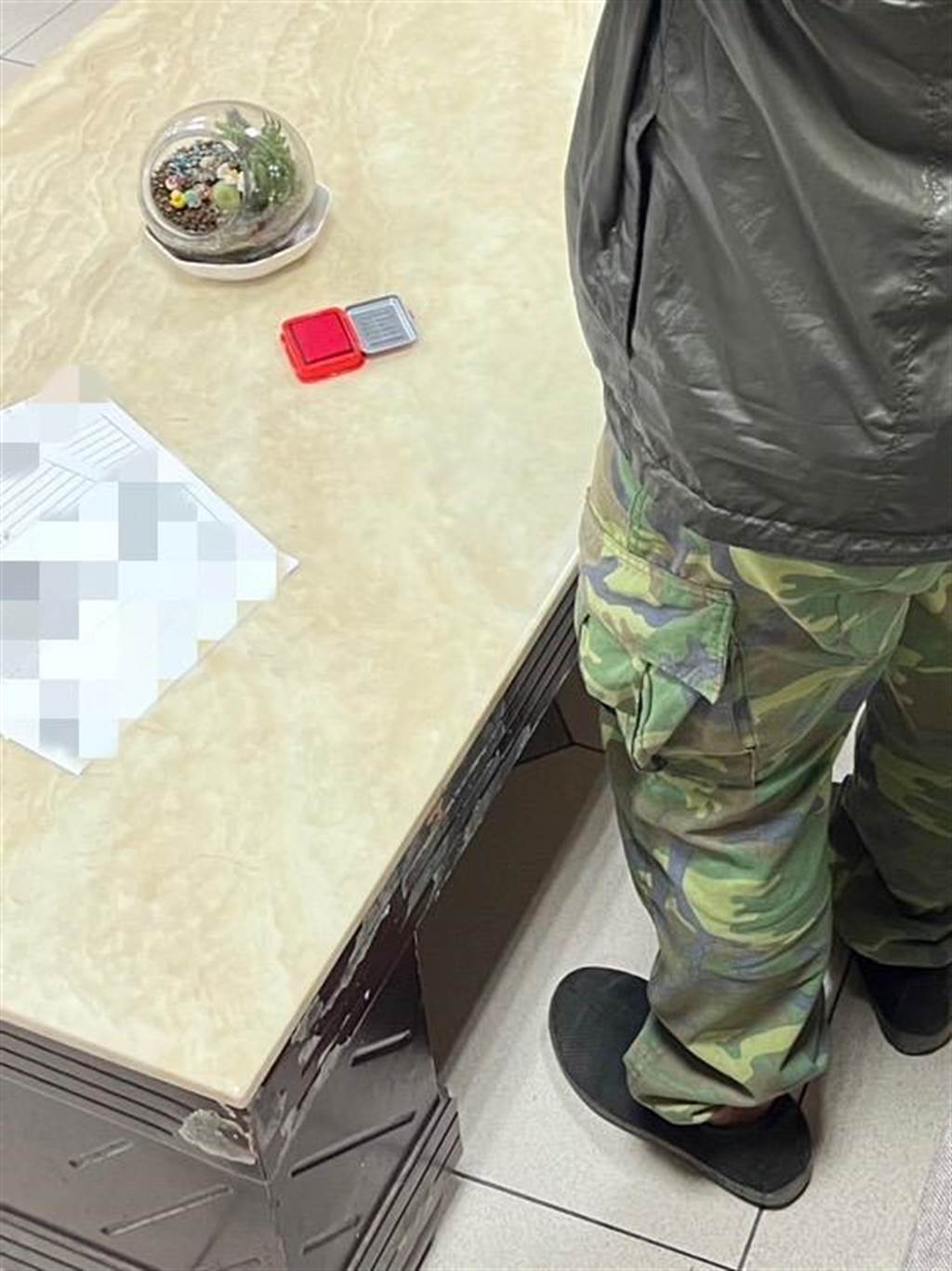 警方起獲仙人掌盆栽(左上)。(高雄市政府警察局鳳山分局提供)